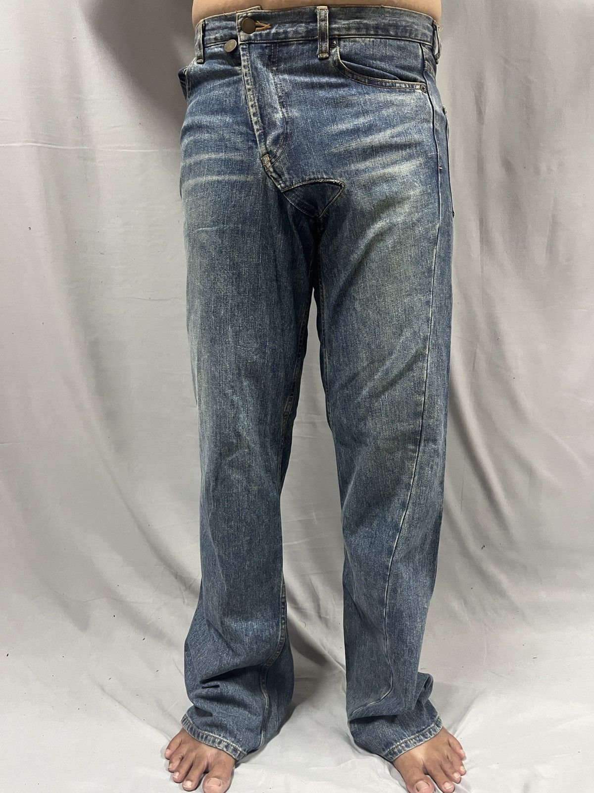 Designer × Japanese Brand × Maison MIHARA YASUHIRO Mihara yasuhiro jeans non selvedge Size US 34 / EU 50 - 15 Thumbnail