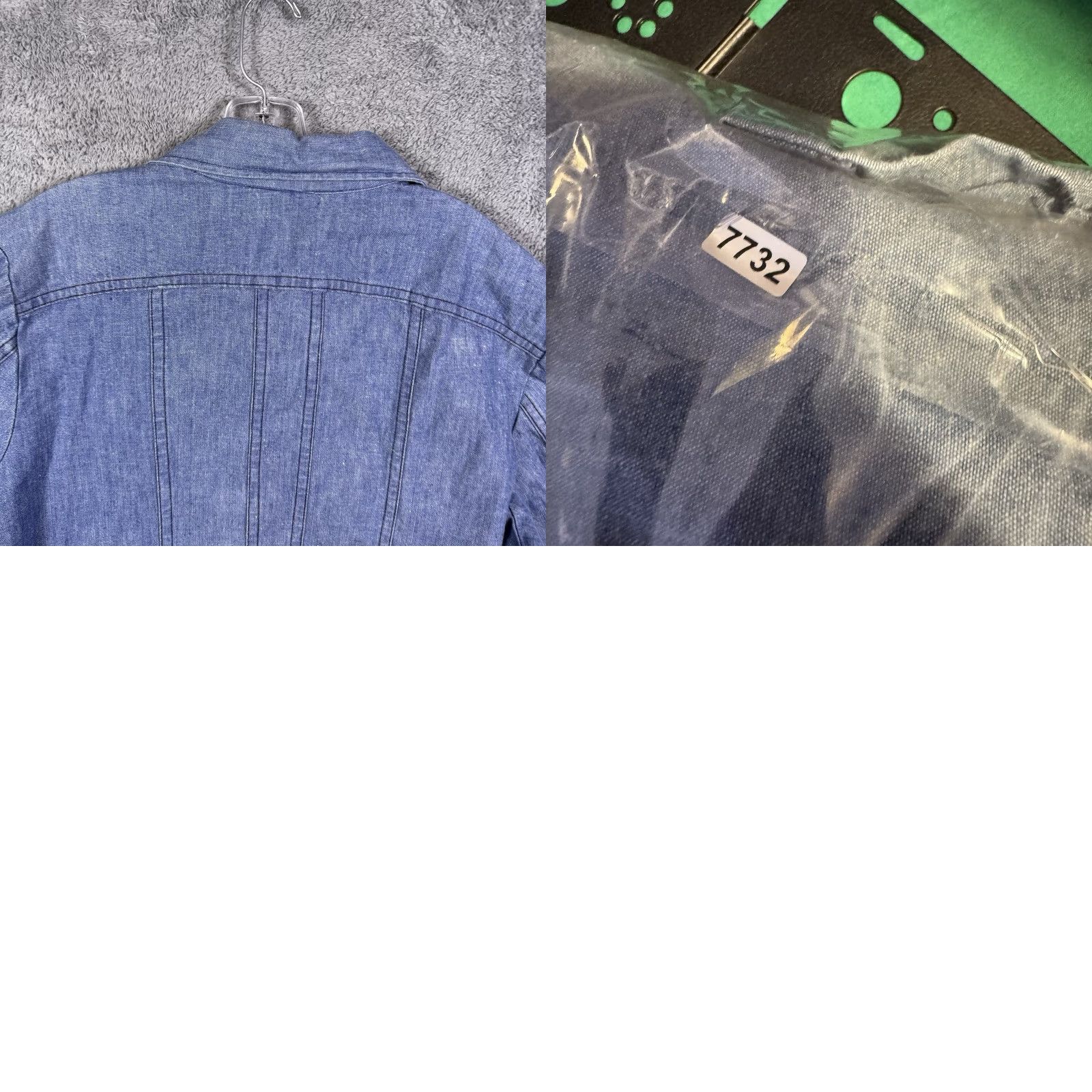 Lee VINTAGE Lee Denim Jacket Men L Workwear Utility Chore West Cal. 45 Dagger Collar Jacket Mens blue denim 80s USA Bomber Pockets Shirt Size US L / EU 52-54 / 3 - 9 Thumbnail