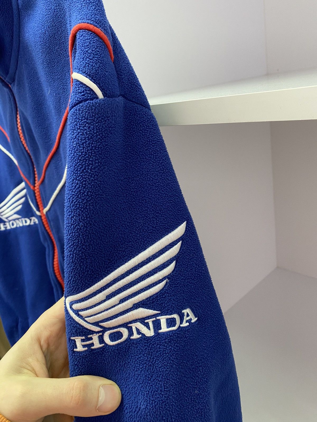 Honda × Vintage Vintage Honda Racing Fleece Jacket Size US M / EU 48-50 / 2 - 7 Thumbnail