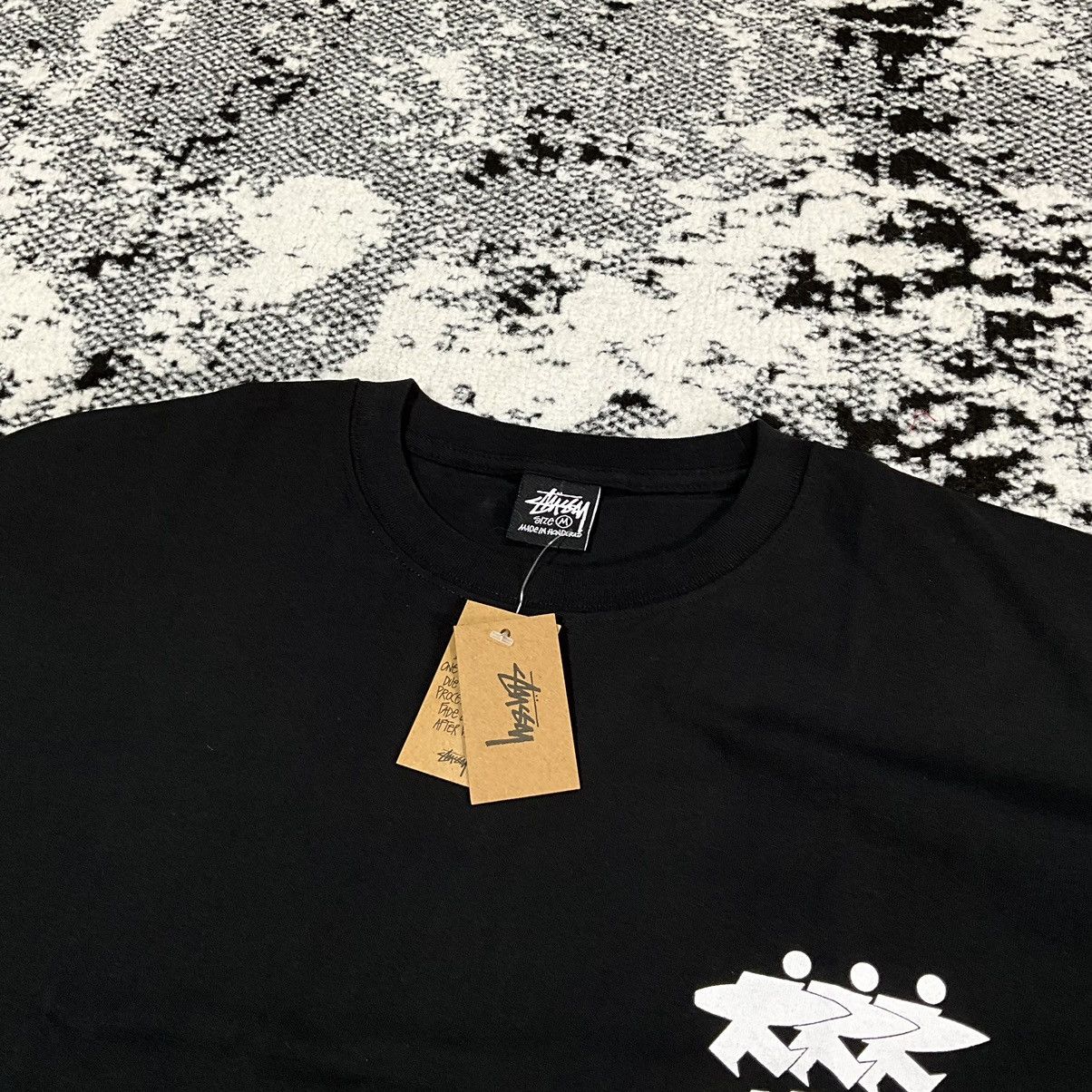 Stussy STUSSY SURFWALK PIGMENT DYED TEE BLACK - M Size US M / EU 48-50 / 2 - 5 Thumbnail