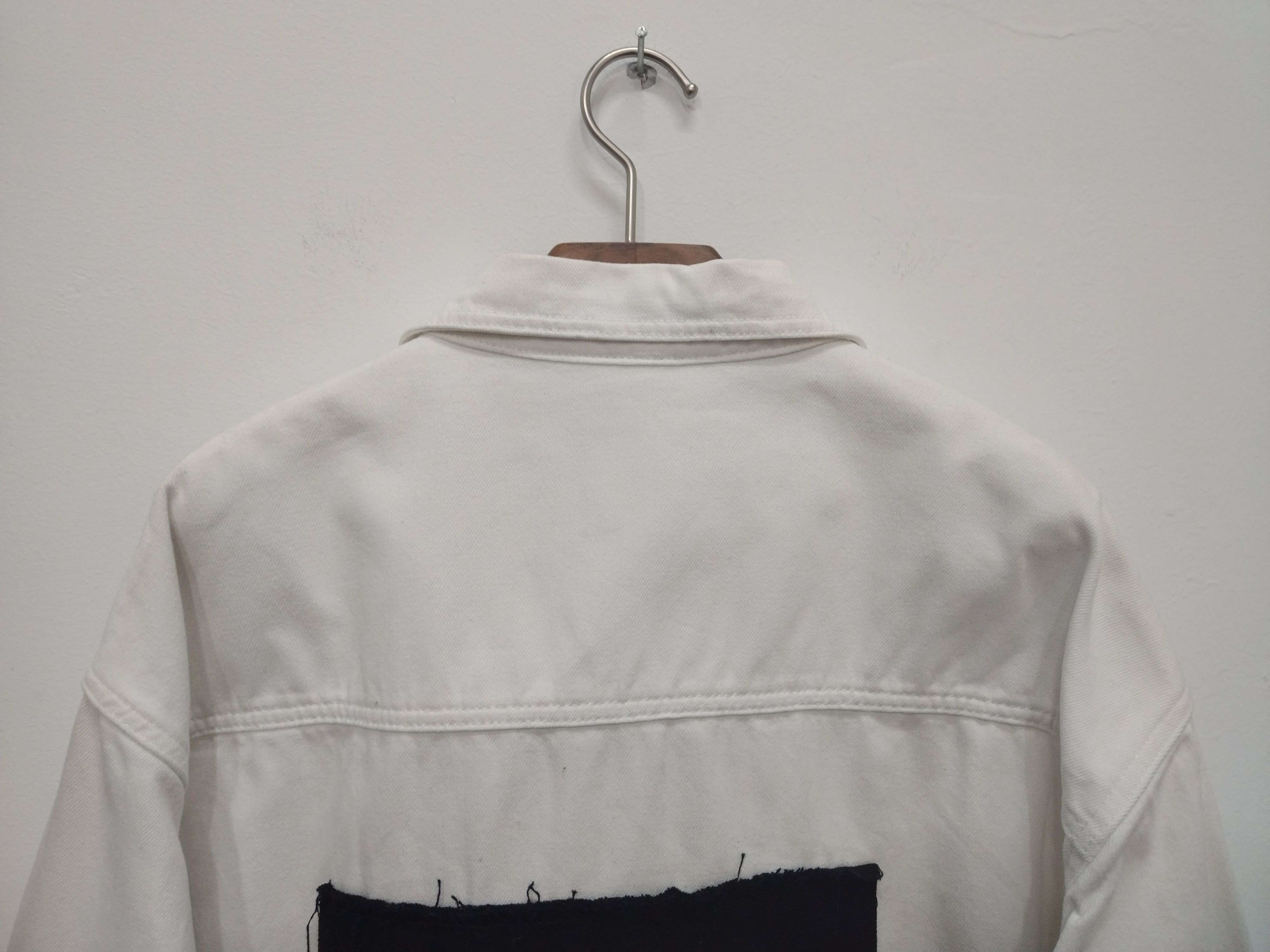 Zara AWESOME STYLO ZARA DENIM JACKET PATCHWORK SCRIPT DESIGN Size US L / EU 52-54 / 3 - 16 Thumbnail