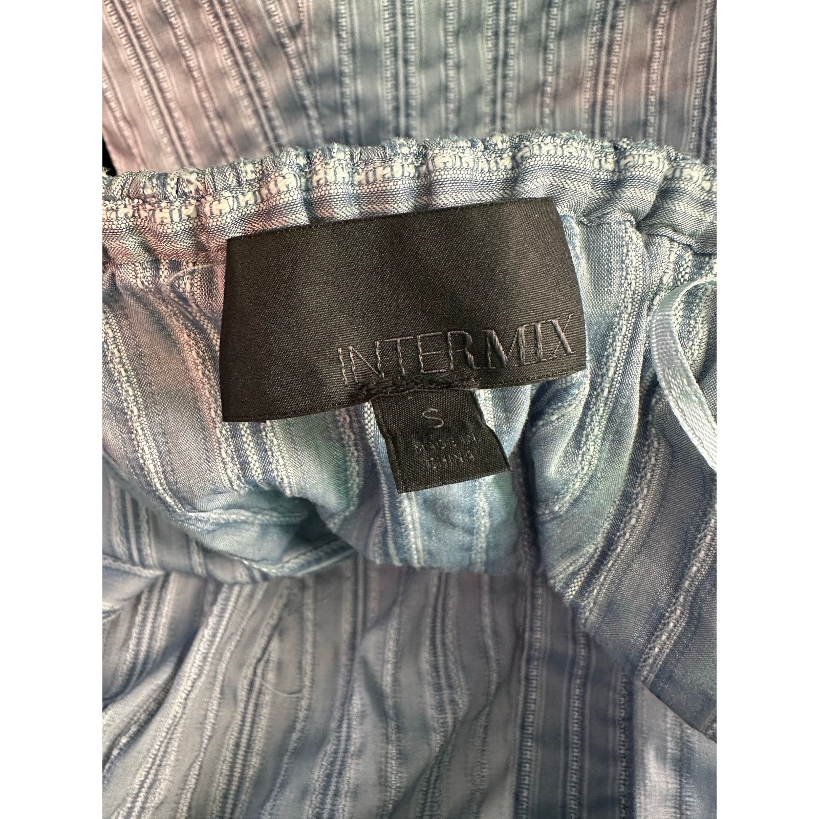 INTERMIX Intermix Ella Off the Shoulder Mini Striped Dress Size Small Size S / US 4 / IT 40 - 3 Thumbnail
