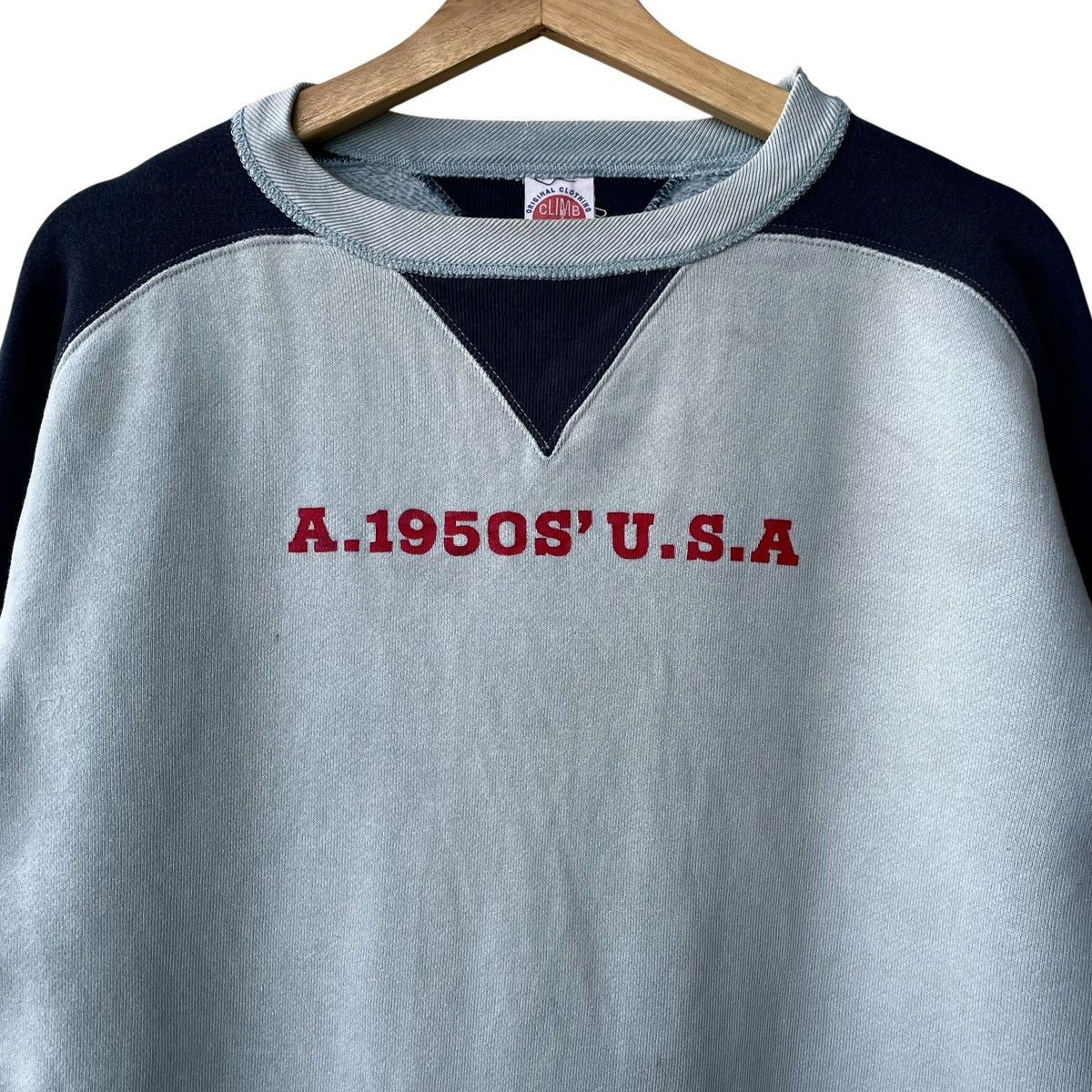 Vintage Climb High USA Vintage Double V Coordinates Sweatshirt Size US L / EU 52-54 / 3 - 4 Thumbnail