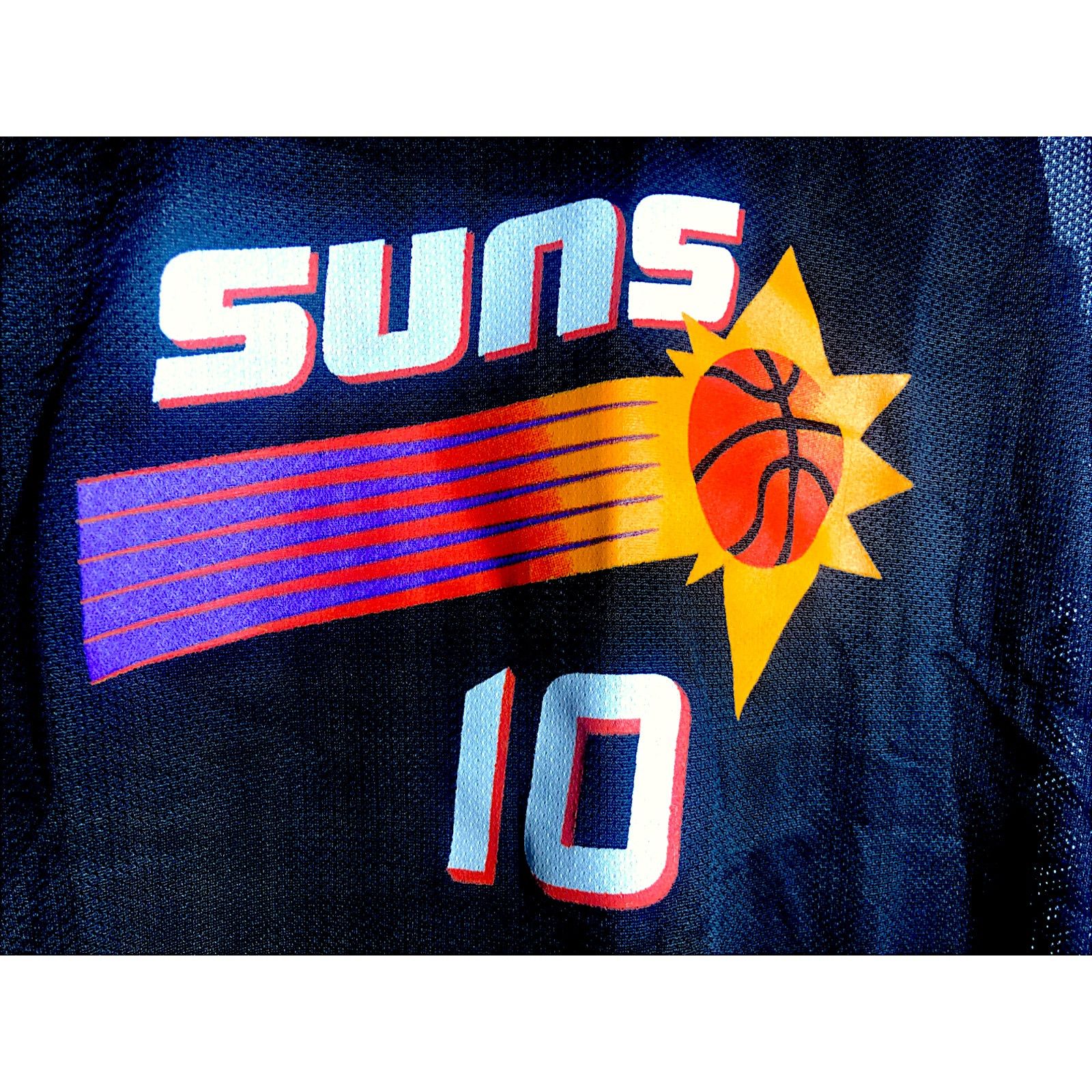 Champion × NBA Phoenix Suns Jersey #10 Sam Cassell Retro Black - Kids Large Size US XS / EU 42 / 0 - 4 Thumbnail