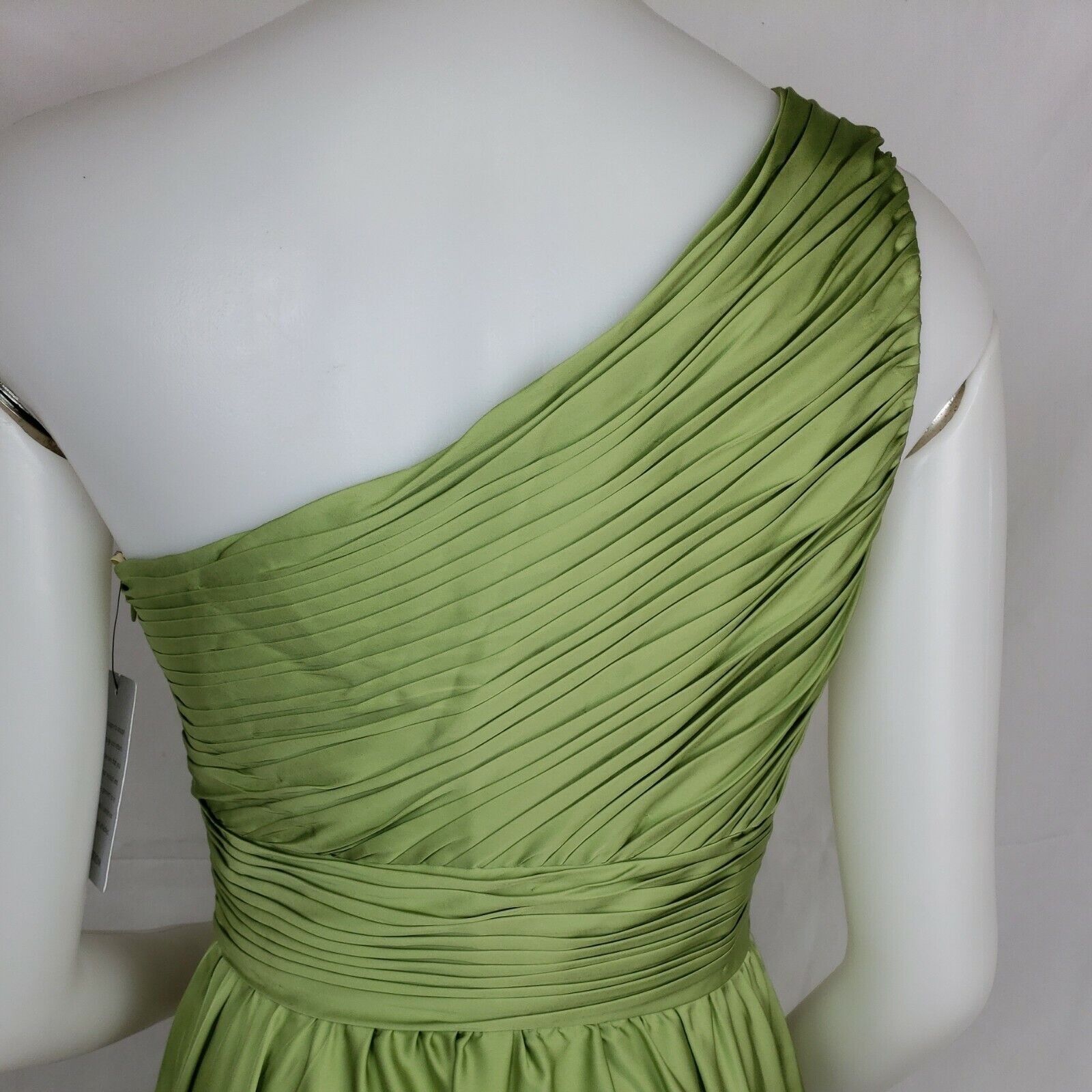 Monique Lhuillier Dress Womens Sz 6 Ruched One Shoulder Swin