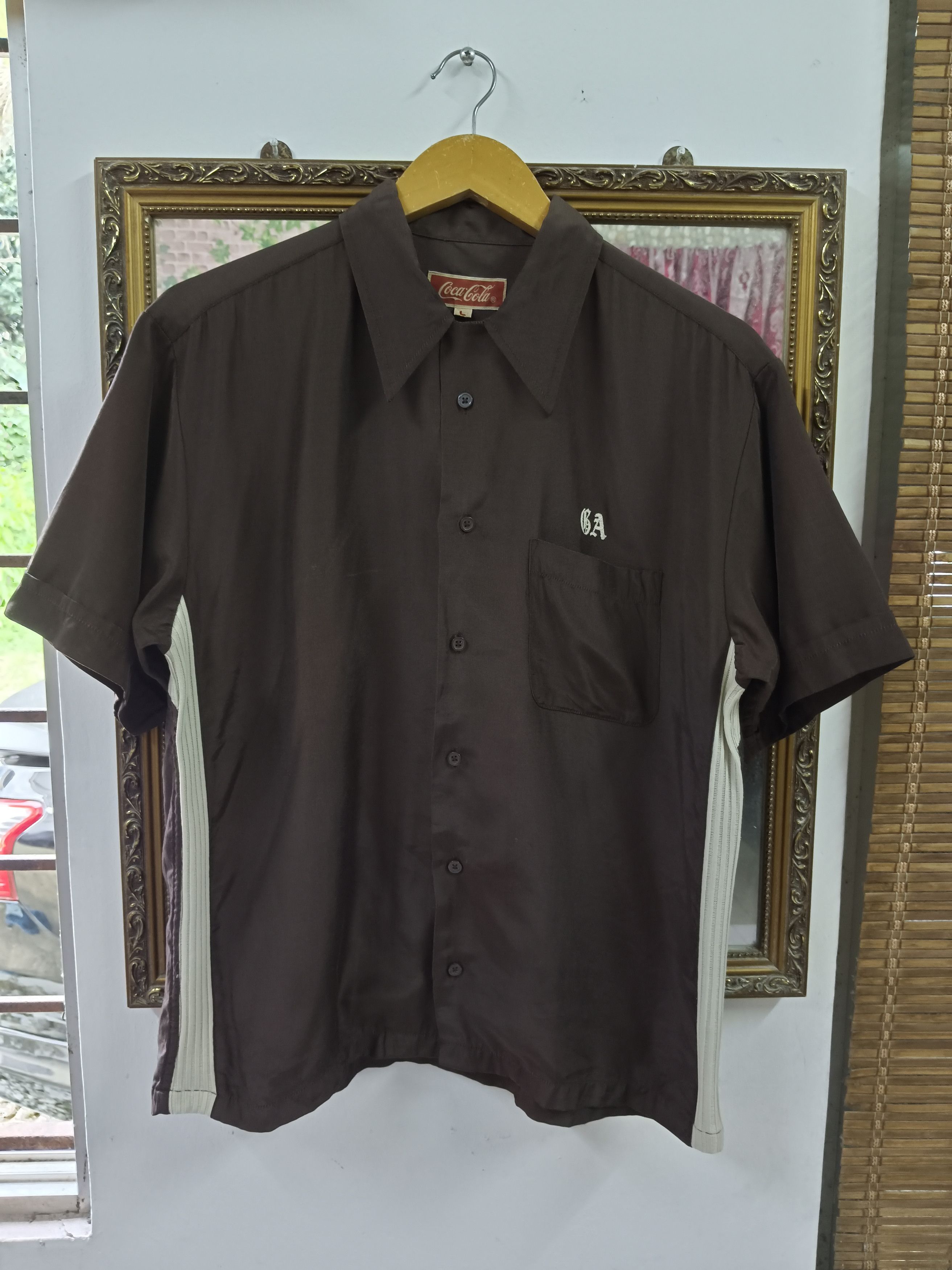Coca Cola VINTAGE 90s BOWLING SHIRT COCA COLA Size US L / EU 52-54 / 3 - 2 Thumbnail