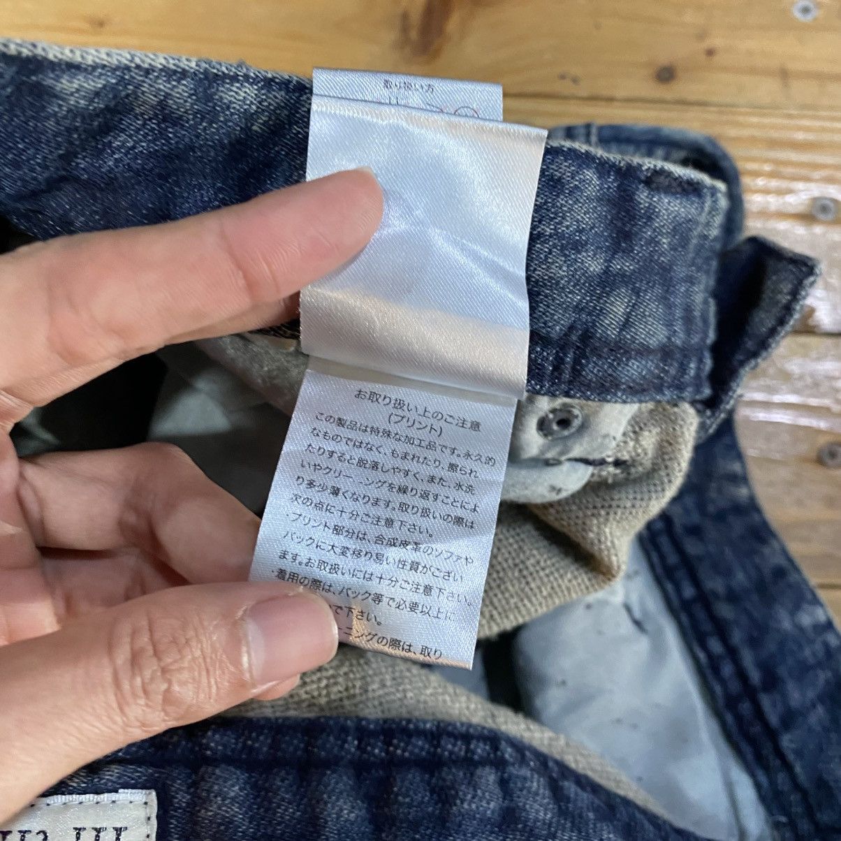 In The Attic × Japanese Brand × Seditionaries IN THE ATTIC Cargo Shorts Pants MultiPocket Denim Acid Wash Size US 30 / EU 46 - 17 Thumbnail