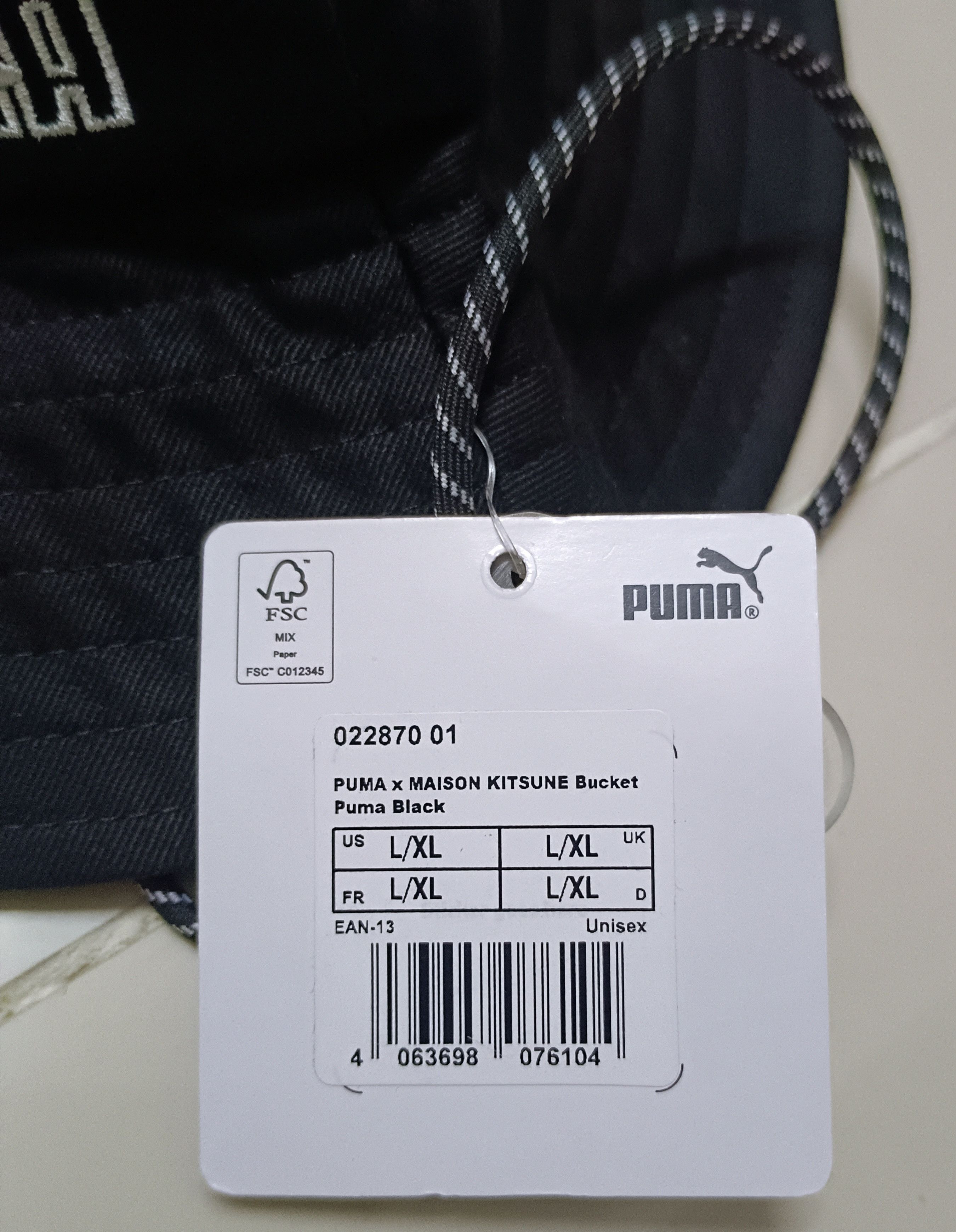 Maison Kitsune × Puma Rare Maison Kitsune X Puma Bucket Hat 2020 Size ONE SIZE - 12 Thumbnail