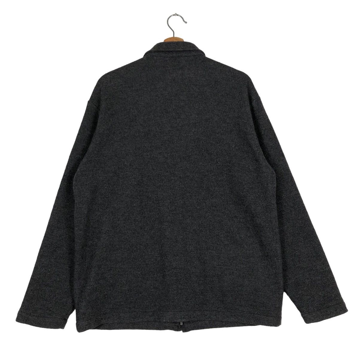 Issey Miyake 🔥Rich Grey - Vintage Wool Work Zipper Jacket Zephyr Japan Size US L / EU 52-54 / 3 - 7 Thumbnail