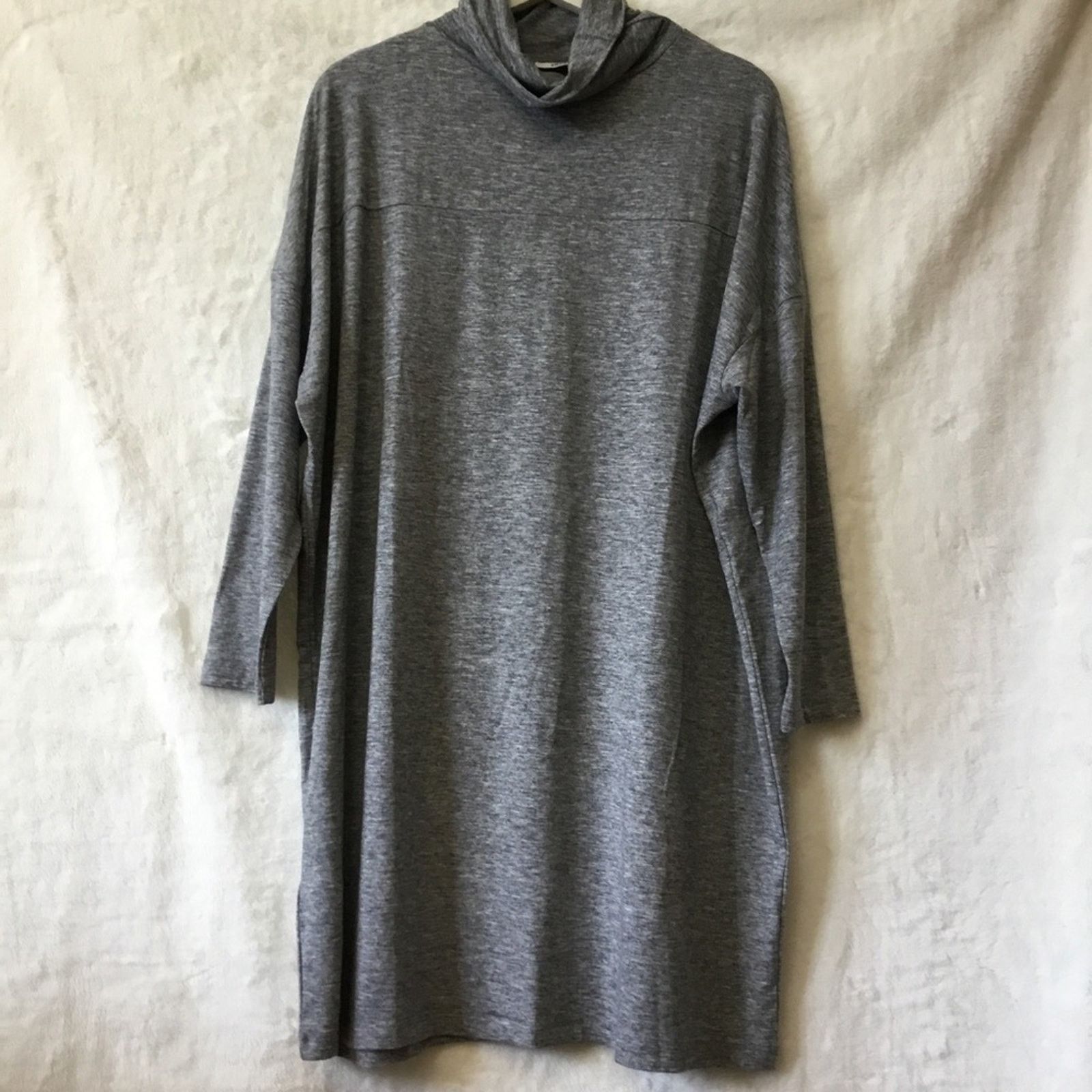Mango MNG Gray Oversized Turtleneck Dress Size M / US 6-8 / IT 42-44 - 2 Thumbnail