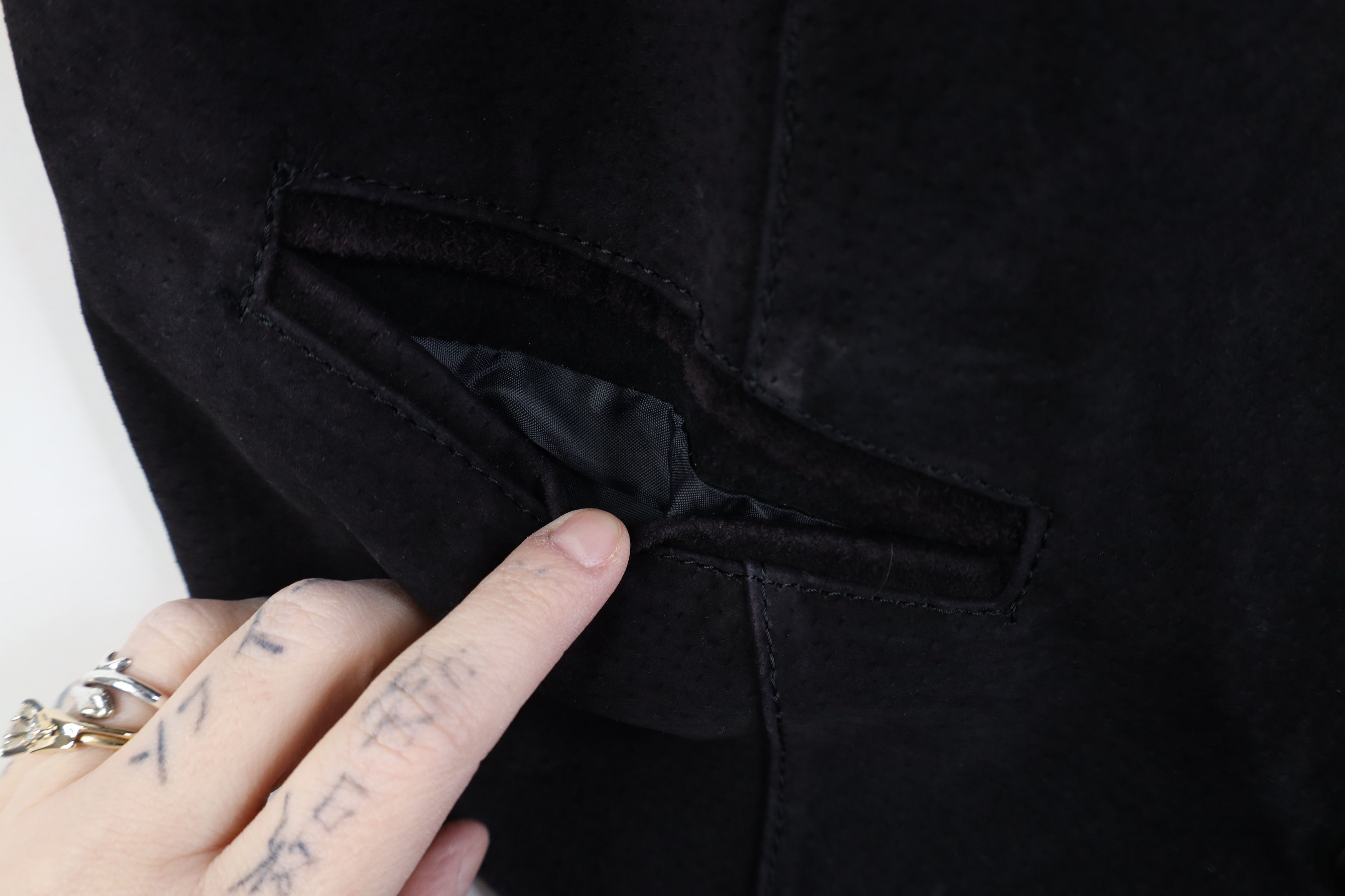 Vintage Vintage 90s Streetwear Suede Leather Tie Back Vest Jacket Size M / US 6-8 / IT 42-44 - 7 Thumbnail