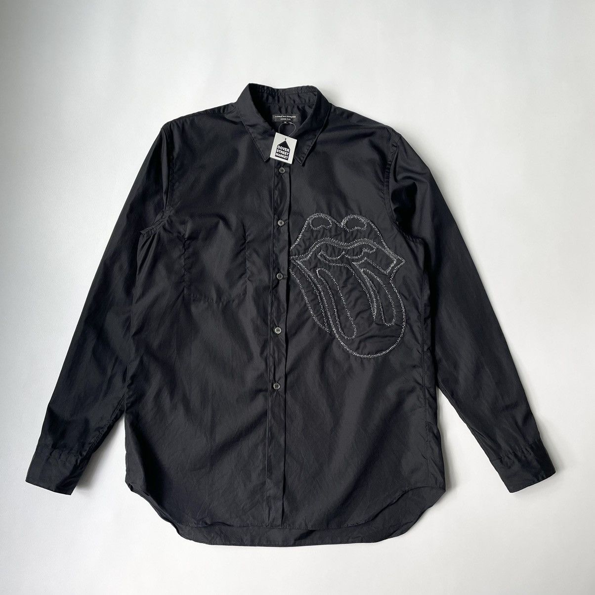 Comme des Garcons S/S 06 Embroidered 'Tongue' Logo Shirt Size US M / EU 48-50 / 2 - 13 Thumbnail