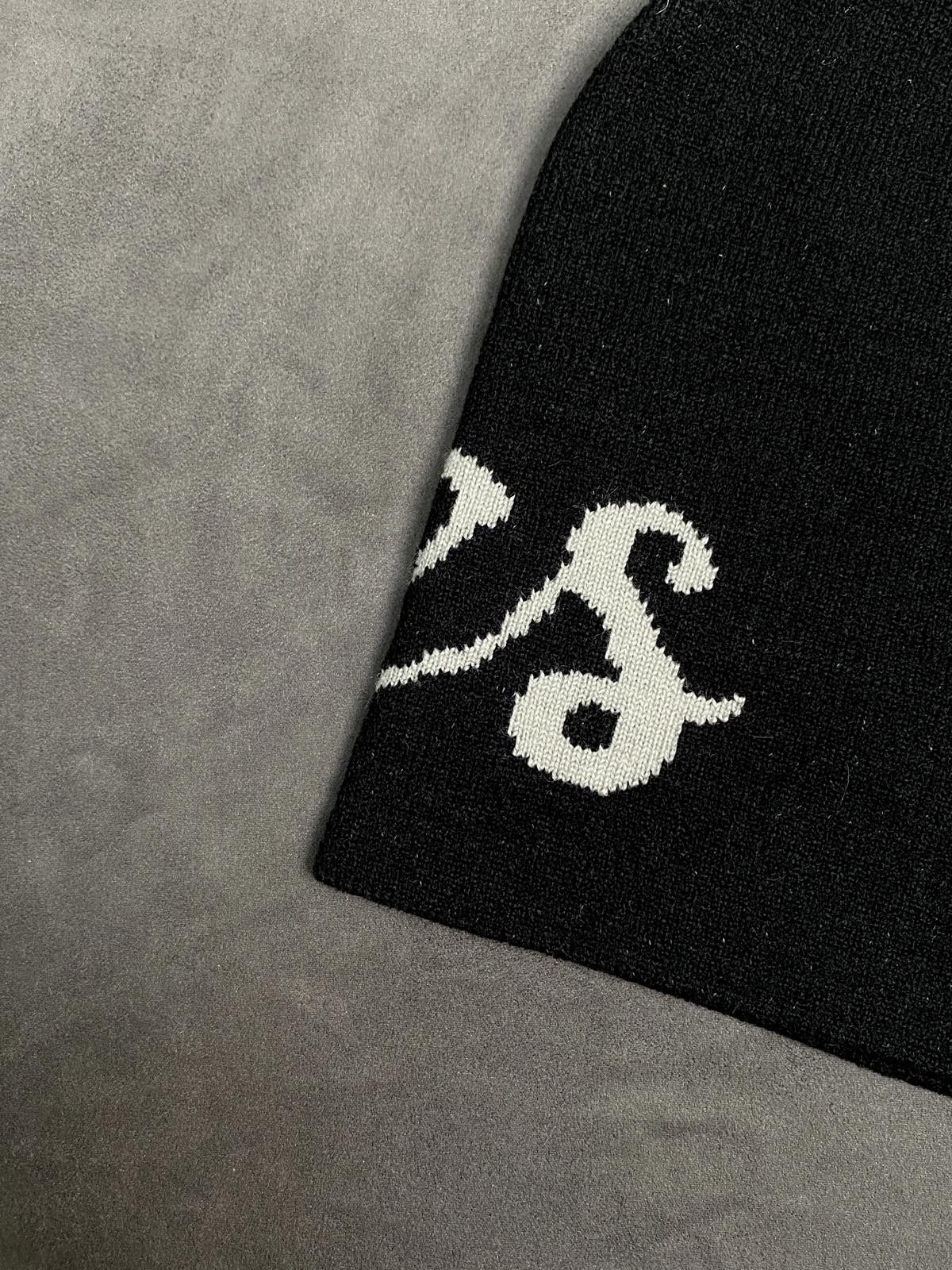 Other Strides JP Splatter Graphic No Cuff Black Beanie Hats OS Size ONE SIZE - 6 Thumbnail