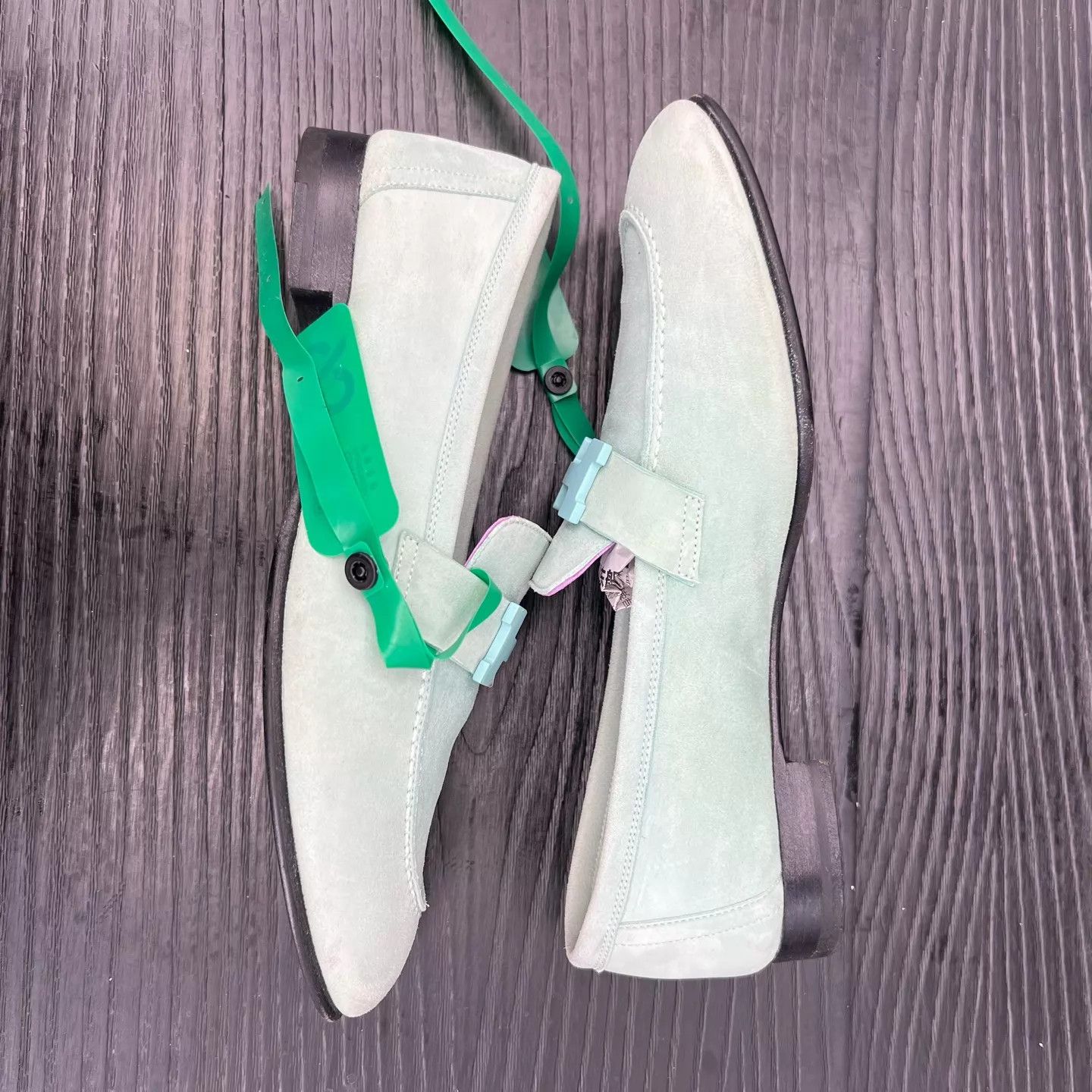 Hermes Hermès H Buckle Green 37.5 Size US 7 / IT 37 - 3 Thumbnail