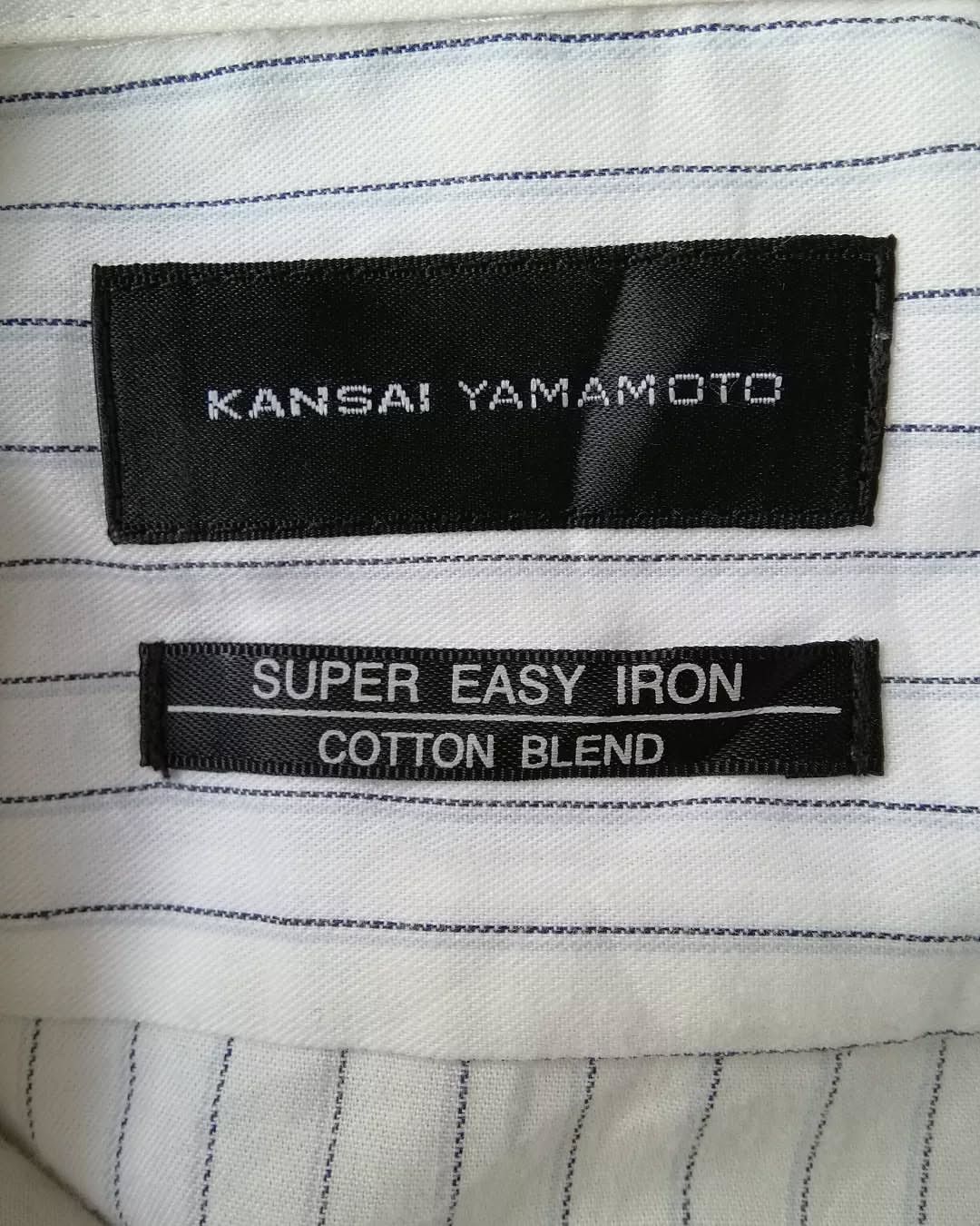 Designer × Japanese Brand × Kansai Yamamoto Kansai Yamamoto Striped Stained Longsleeve Shirt Size US L / EU 52-54 / 3 - 5 Thumbnail