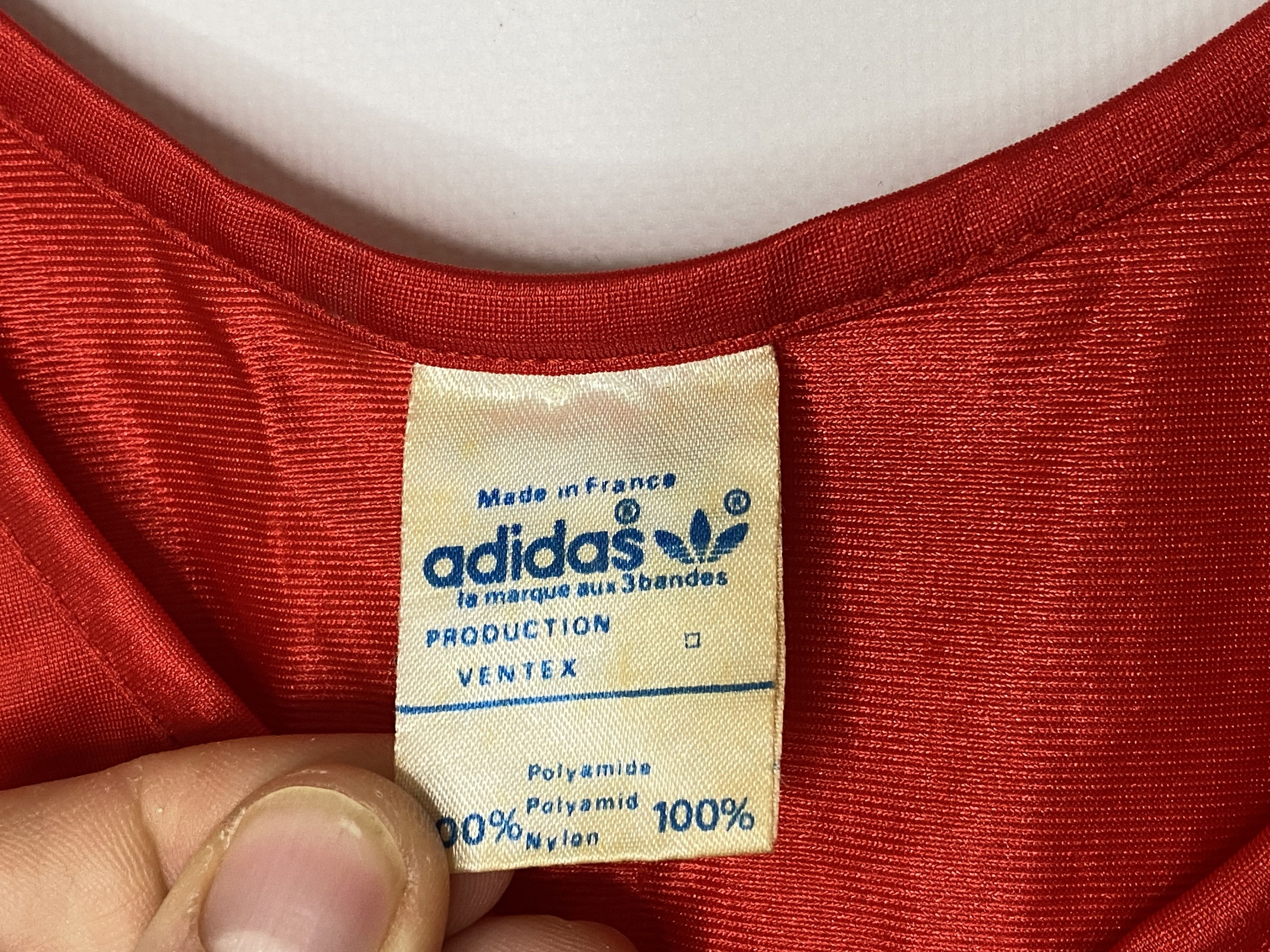 Adidas × Vintage ADIDAS VINTAGE 80s VEST SHIRT JERSEY MADE IN FRANCE RANNING Size US S / EU 44-46 / 1 - 4 Thumbnail