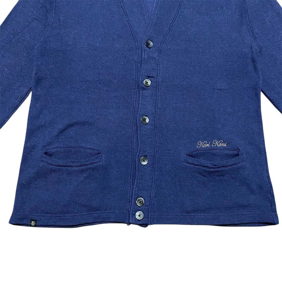 Karl Kani Rare‼️🔥Karl Kani Shawl-Collar Button Up Cardigan Size US M / EU 48-50 / 2 - 6 Thumbnail