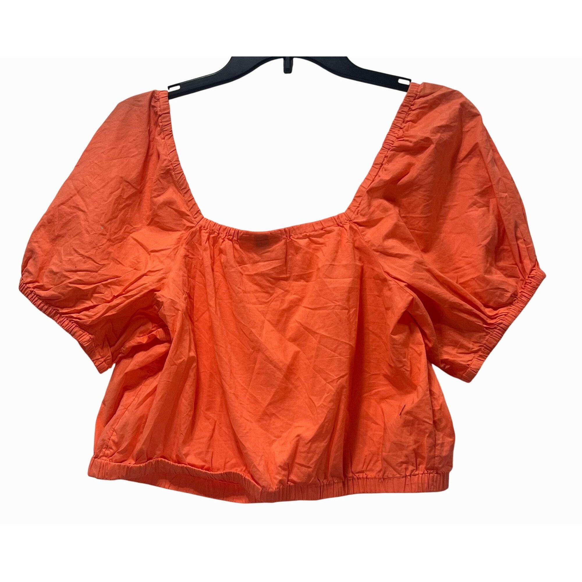 Other Universal Thread - Women's Puff Short Sleeve Peasant Top - O Size L / US 10 / IT 46 - 3 Thumbnail