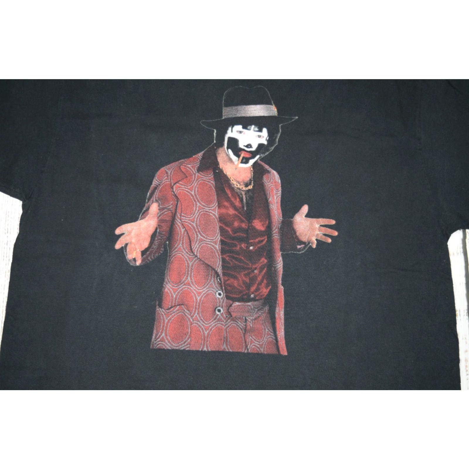 Fruit Of The Loom VINTAGE Insane Clown Posse Shaggy 2 Dope Hip Hop T-Shirt Mens XL Black Rare Size US XL / EU 56 / 4 - 2 Thumbnail