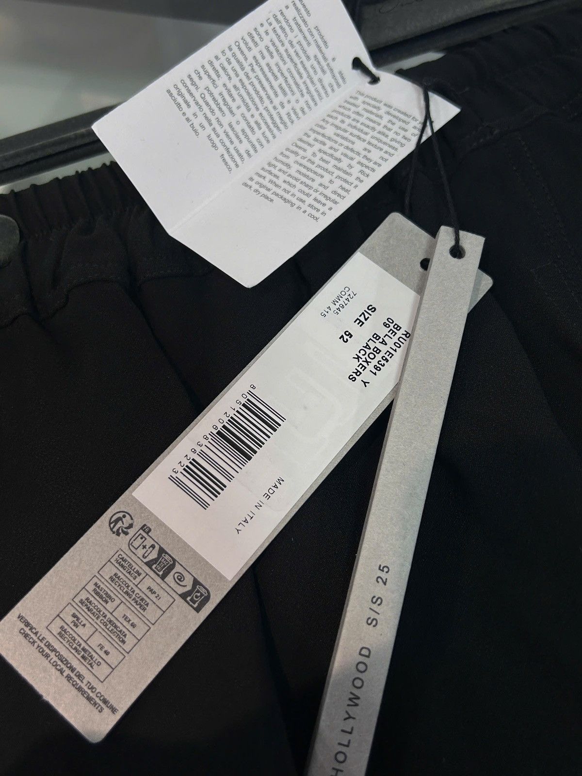Rick Owens Rick Owens Hollywood Bela Boxers Shorts Size US 32 / EU 48 - 4 Thumbnail