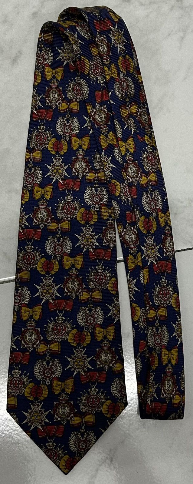 Chanel VINTAGE CHANEL MULTICOLOUR TIE Size ONE SIZE - 2 Thumbnail