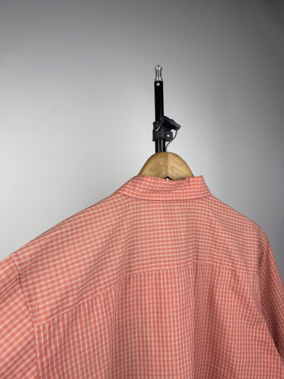 SALEWA Salewa Outdoor Technical Check Shirt Orange Short Sleeve Size US L / EU 52-54 / 3 - 11 Thumbnail