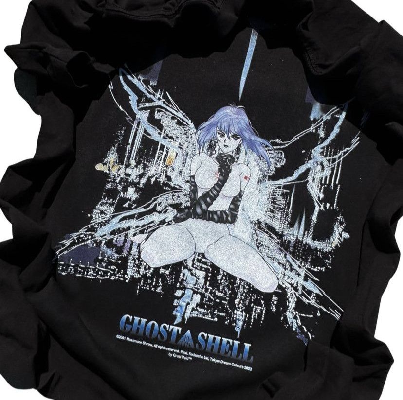 Other New Ghost in the Shell Bootleg Faded Black Large Size US L / EU 52-54 / 3 - 1 Thumbnail