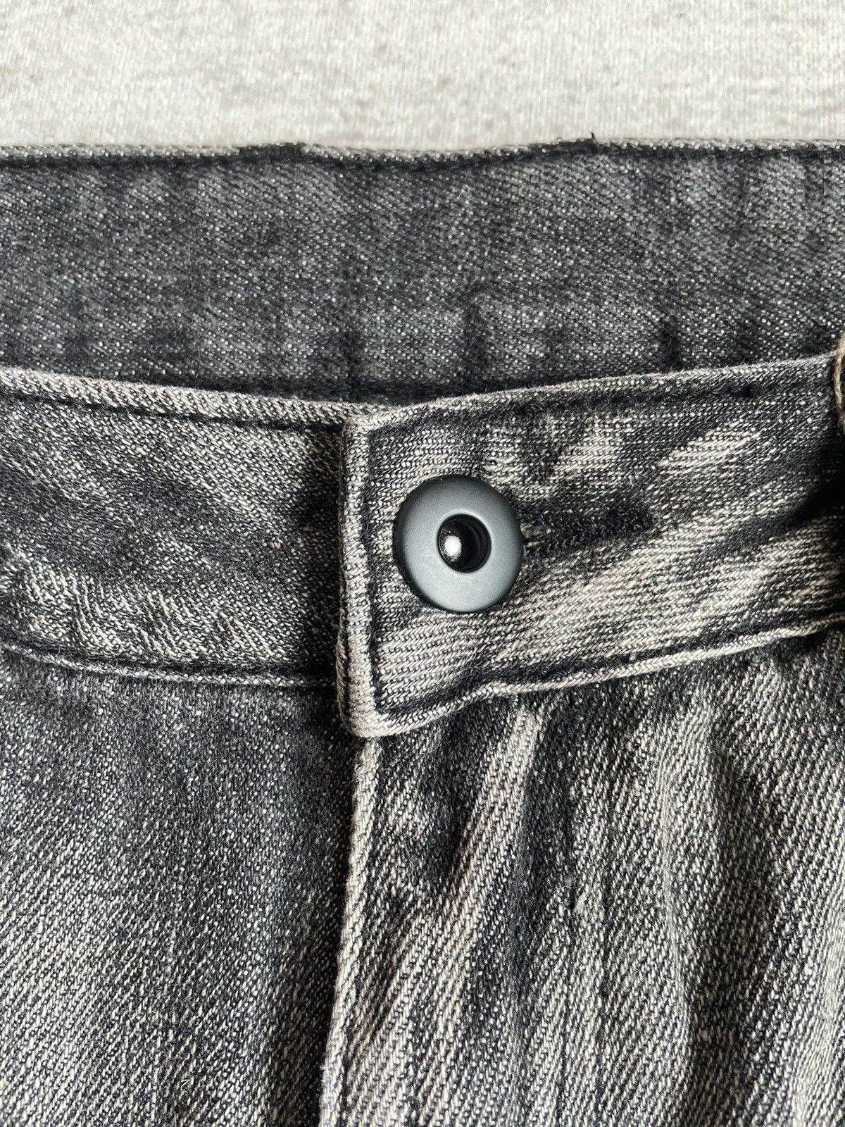 Japanese Brand Vintage Y2K Thrashed LGB Style Flare Denim Pants Size US 32 / EU 48 - 7 Thumbnail