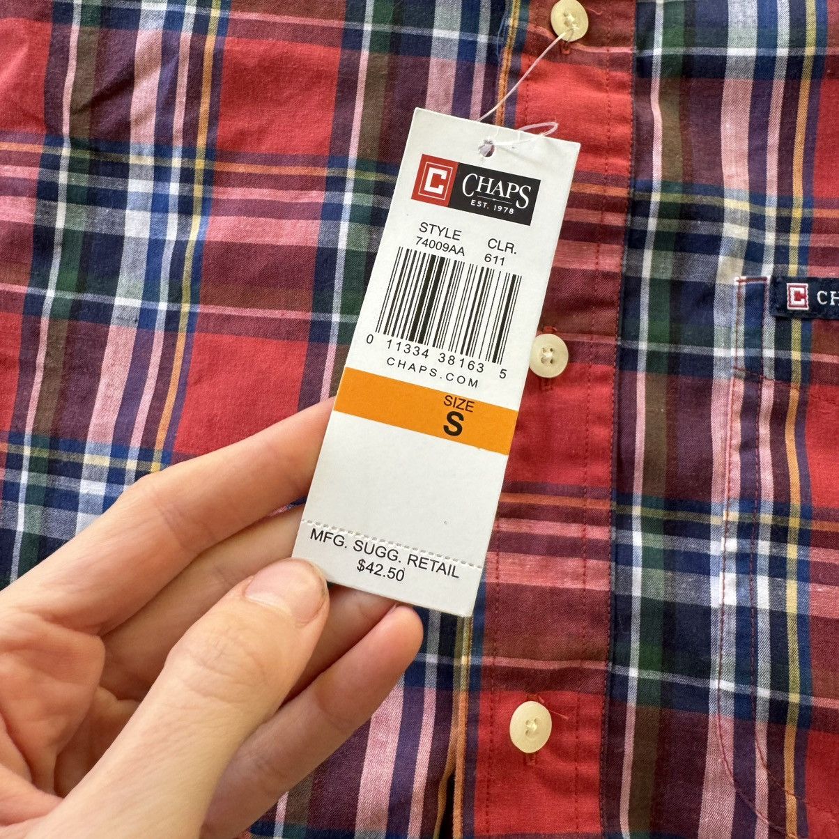 Chaps Chaps Button Up Plaid Shirt Size US S / EU 44-46 / 1 - 4 Thumbnail