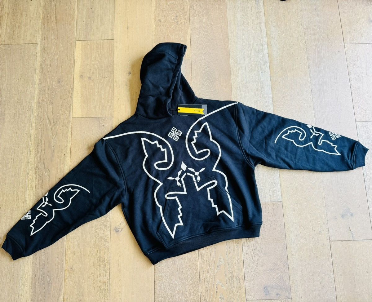 Rhude Rhude Western Logo Hoodie Large Size US L / EU 52-54 / 3 - 1 Thumbnail