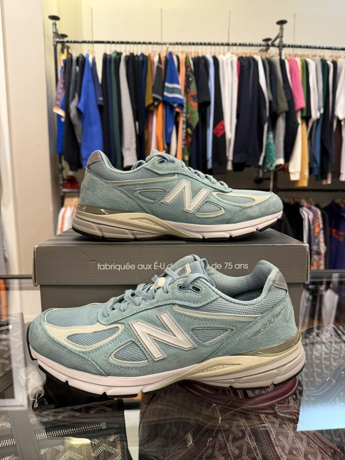 New Balance New Balance 990v4 ‘Mineral Sage’ Size US 10.5 / EU 43-44 - 1 Thumbnail