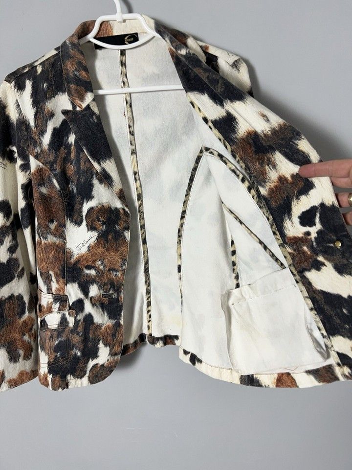 Just Cavalli Just Сavalli Roberto Cavalli Women's Jacket Size S-M Size M / US 6-8 / IT 42-44 - 10 Thumbnail