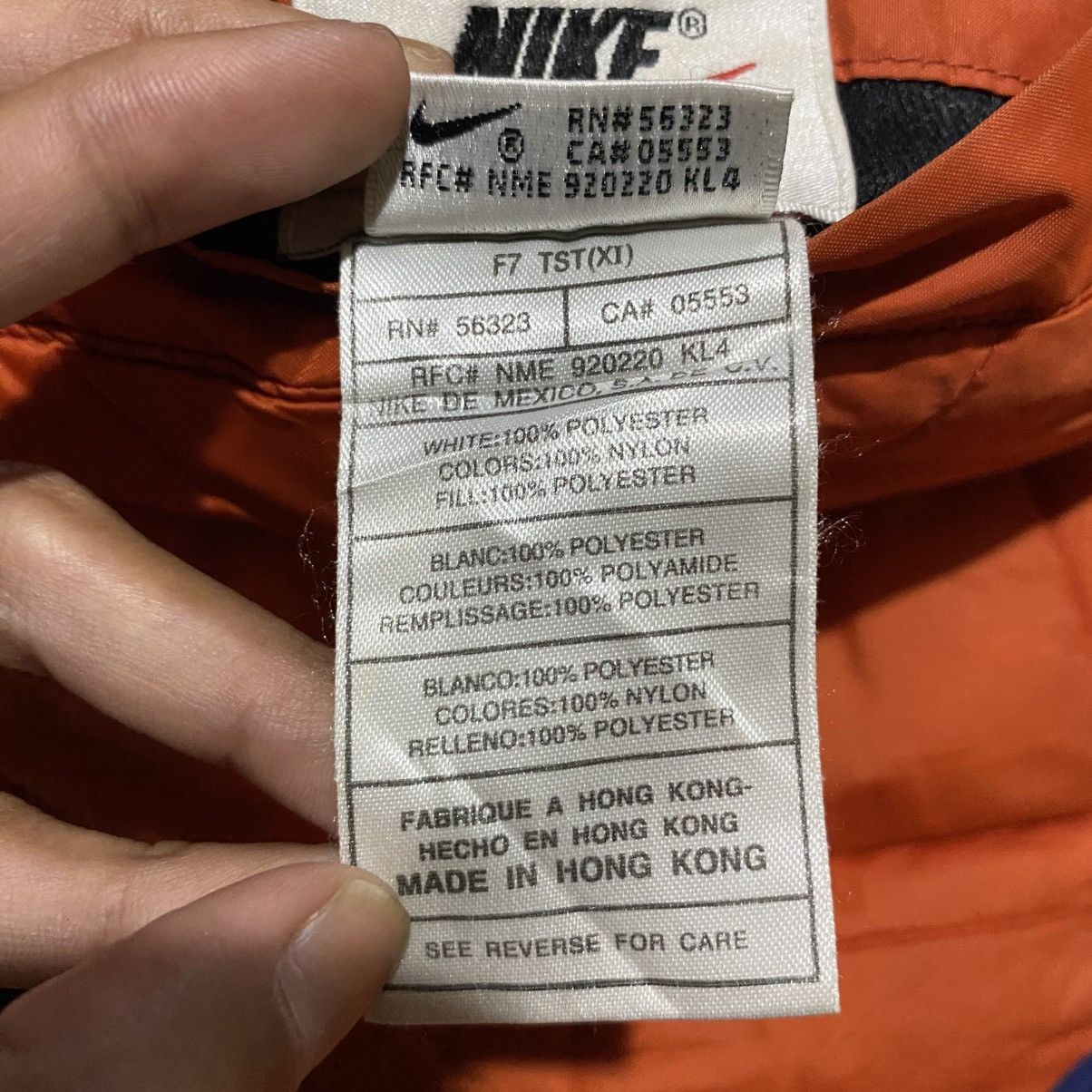 Nike Vintage 90s Nike Reversible Puffer Jacket Size US XL / EU 56 / 4 - 7 Thumbnail