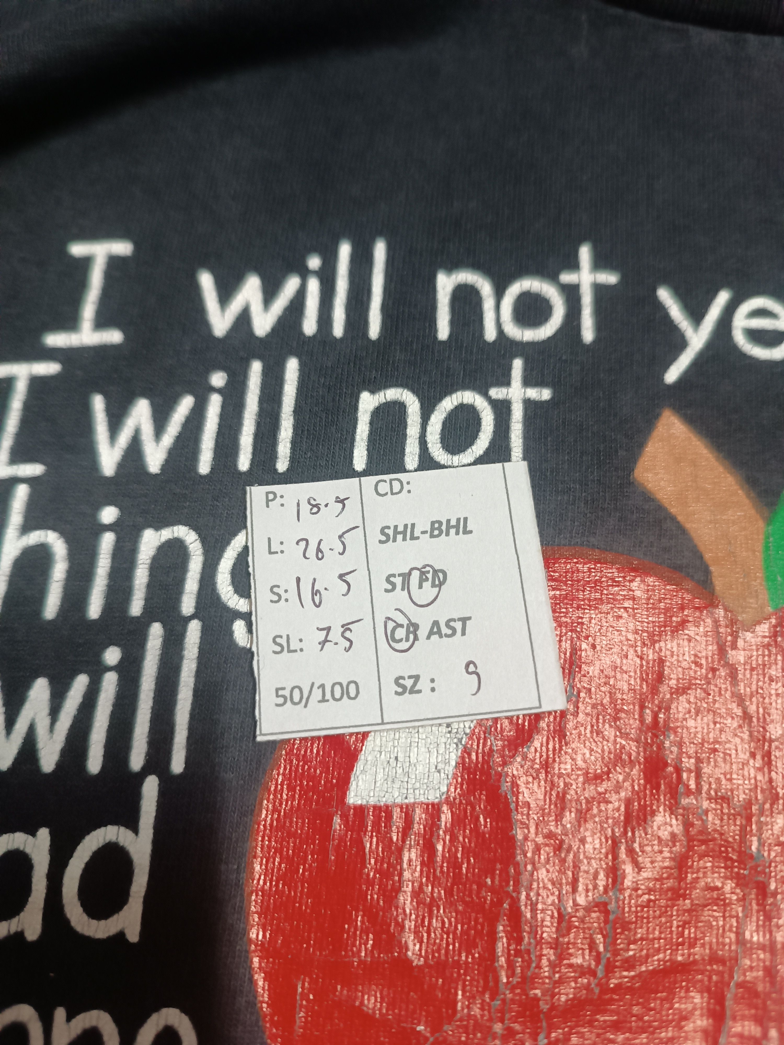 Vintage VINTAGE 90'S APPLE I AM A TEACHER QUOTE FUNNY VERY RARE TEE Size US S / EU 44-46 / 1 - 16 Thumbnail