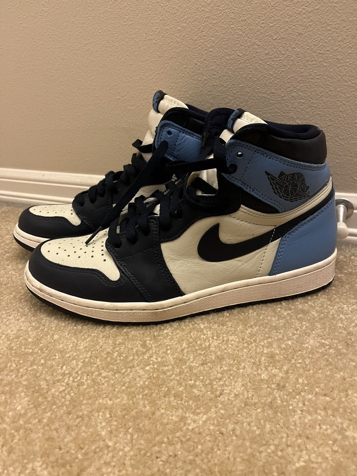 Jordan Brand × Nike Jordan 1 high Obsidian Size US 9.5 / EU 42-43 - 8 Thumbnail