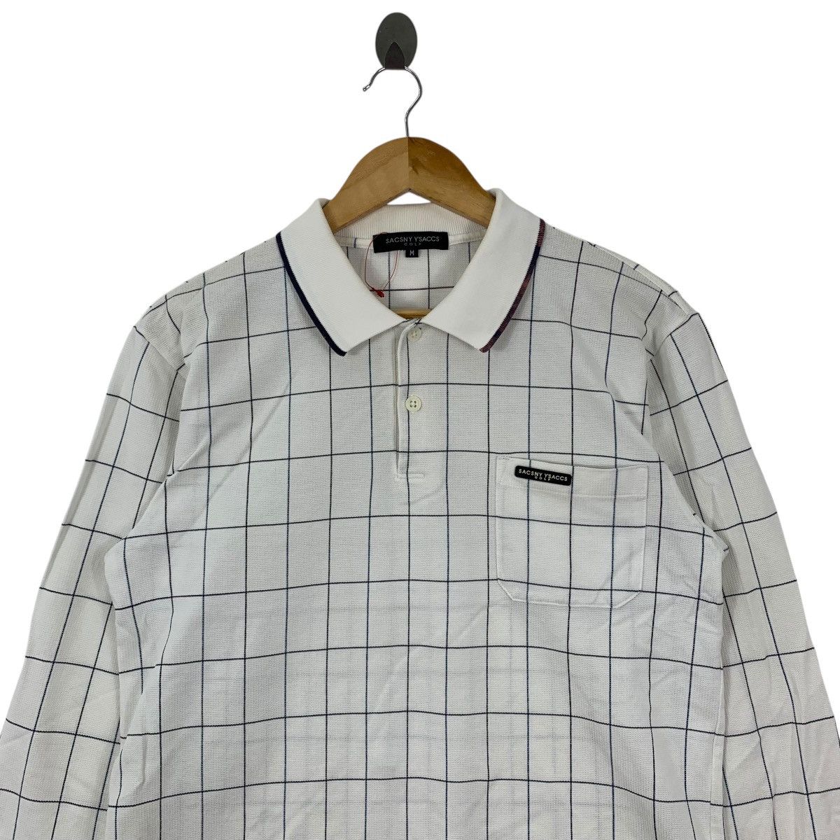 Yohji Yamamoto YOHJI YAMAMOTO Sacsny Y’s Accs Single Japan Collar Tshirt Size US M / EU 48-50 / 2 - 2 Thumbnail