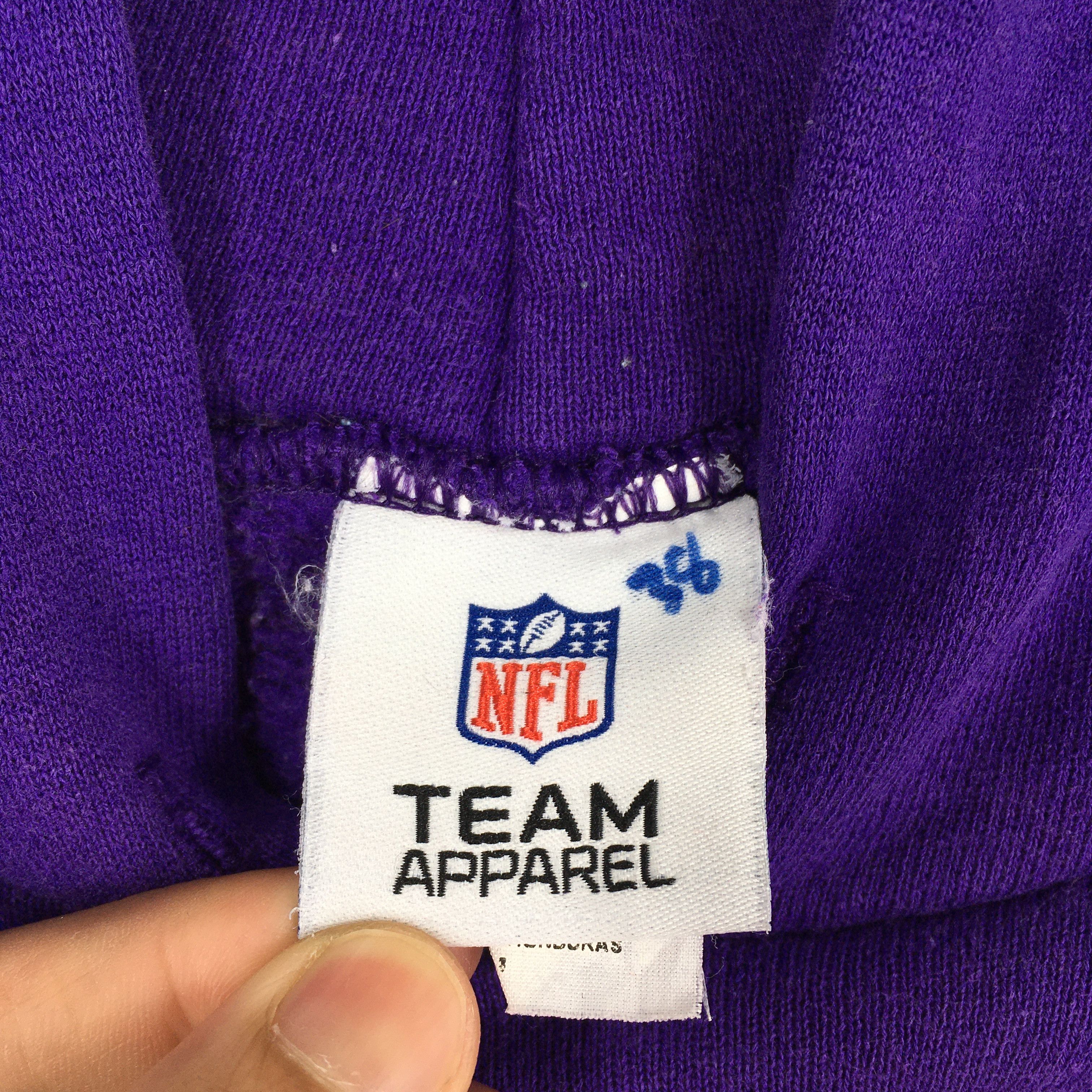 NFL Vintage Minnesota Vikings NFL Rugby Purple Hoodie Large Size US L / EU 52-54 / 3 - 7 Thumbnail