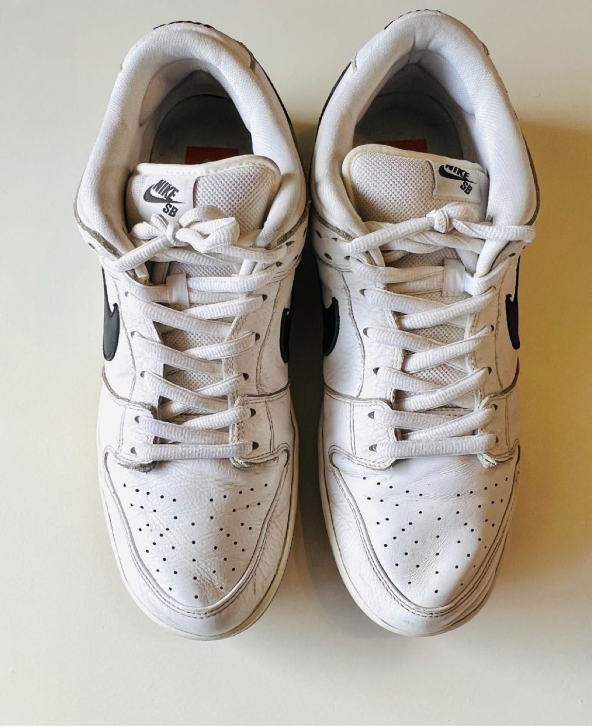 Nike Nike SB Dunk Low Orange Label White Size US 13 / EU 46 - 5 Thumbnail