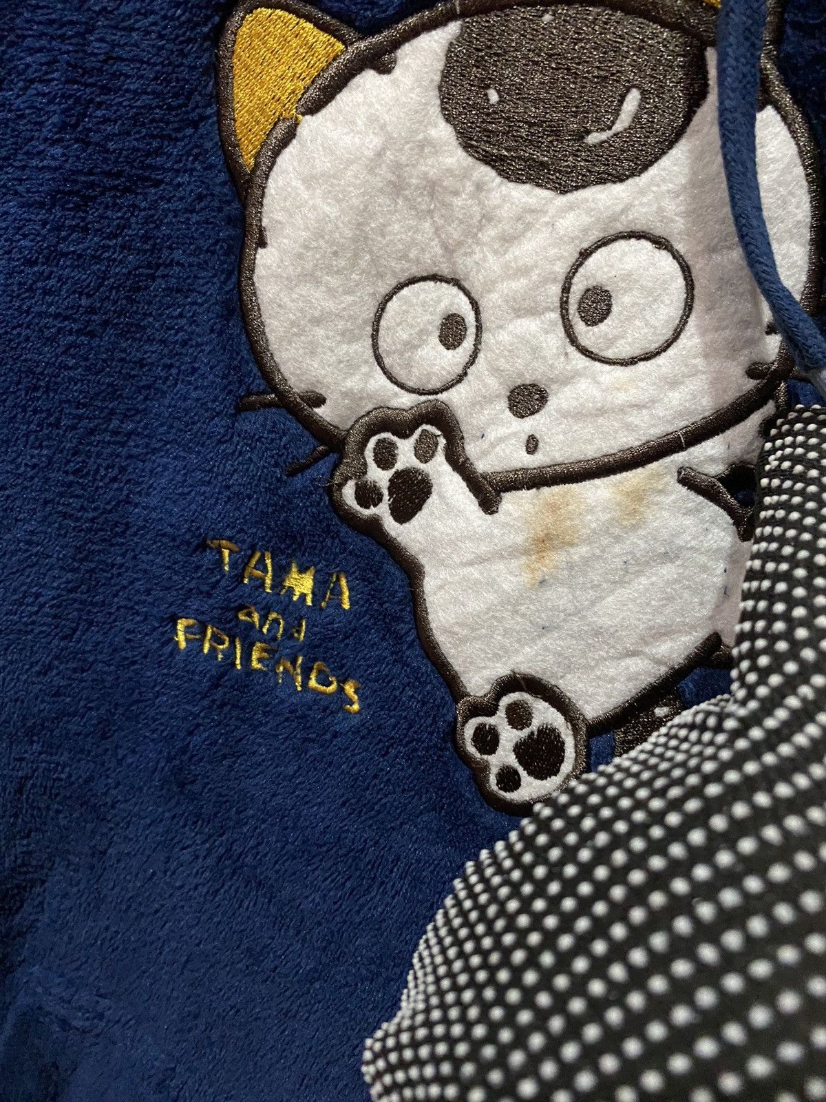 Anime Tama & Friends Navy Plush Hoodie - Cozy Japanese Anime Size US L / EU 52-54 / 3 - 4 Thumbnail