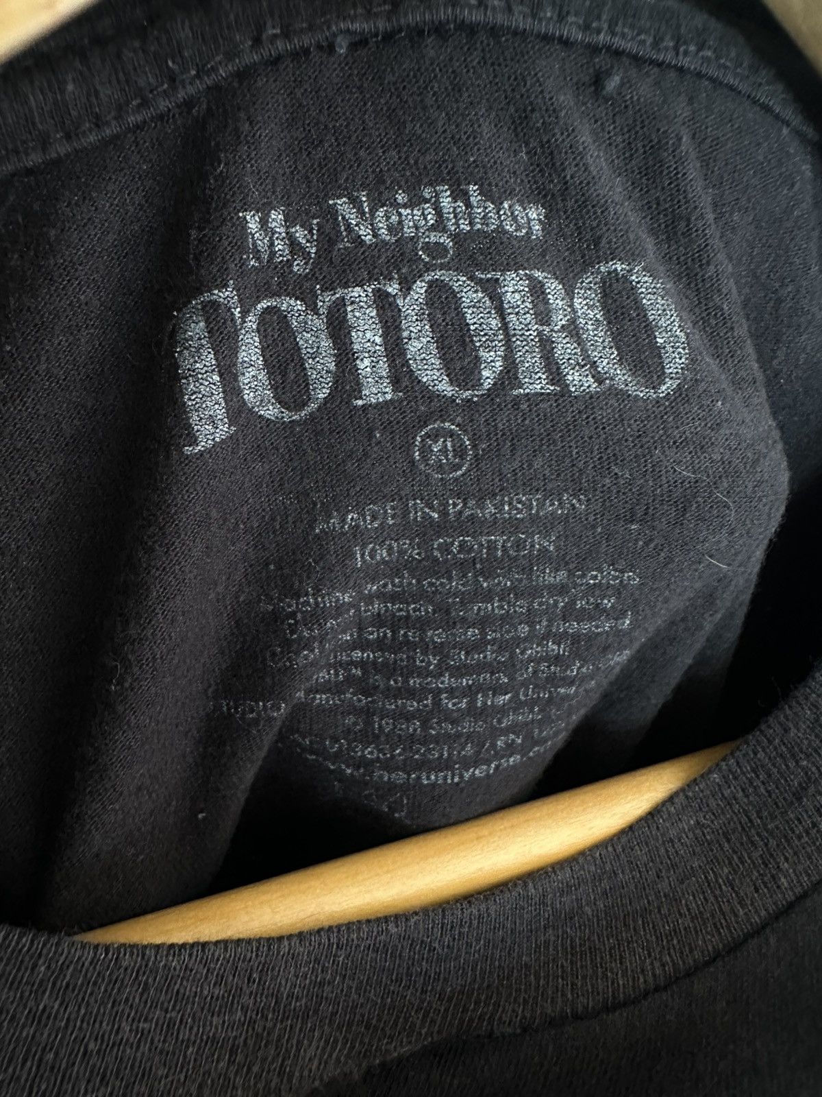 Anime My Neighbor Totoro Hayao Miyazaki Studio Ghibli T Shirt Size US L / EU 52-54 / 3 - 6 Thumbnail
