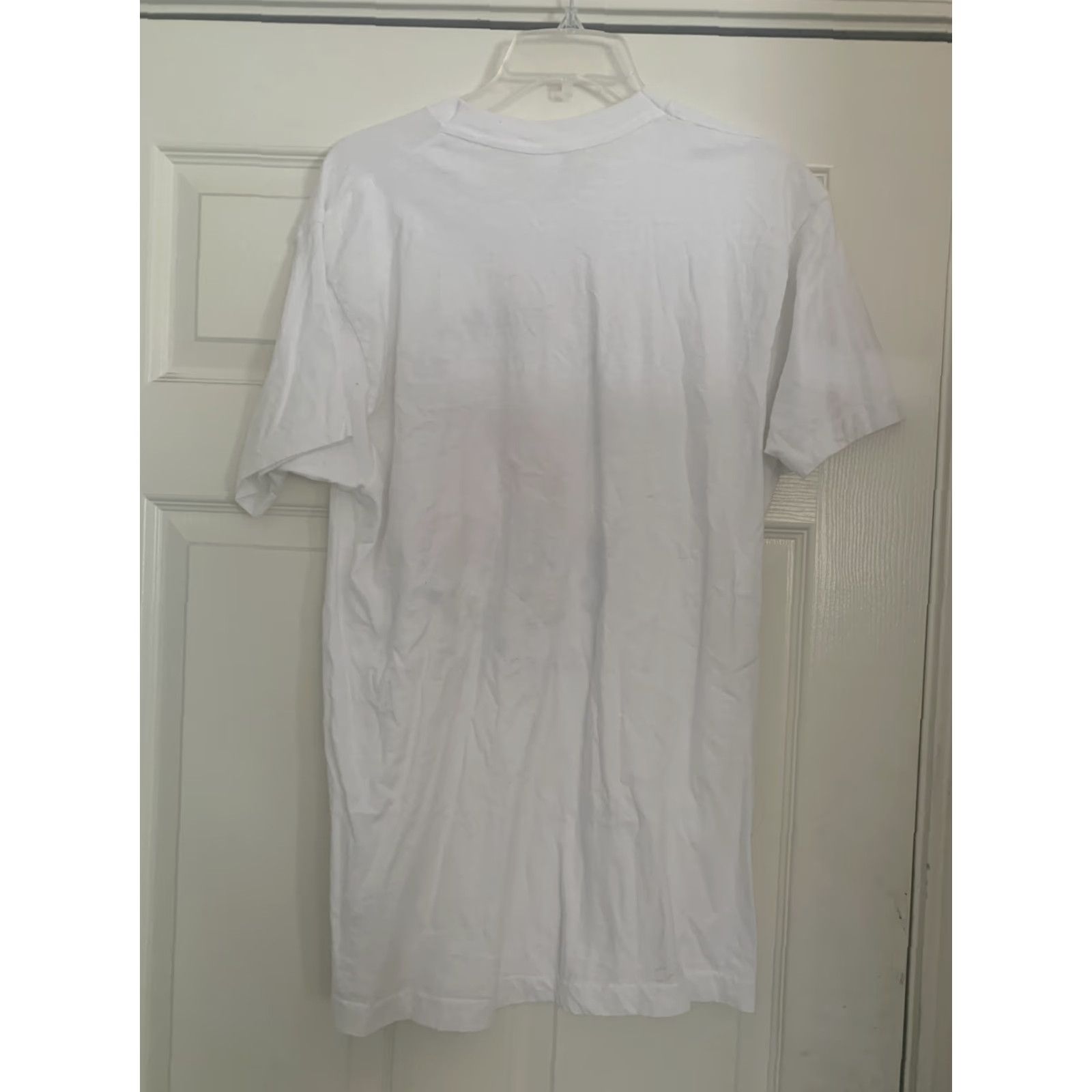 Fruit Of The Loom VINTAGE The Simpsons Bart Sanchez T Shirt XL I Am A Mexican Radical Dude Shirt Mens 90s White Cotton Fruit of the Loom Logo Short Sleeve Crew Neck Size US XL / EU 56 / 4 - 4 Thumbnail