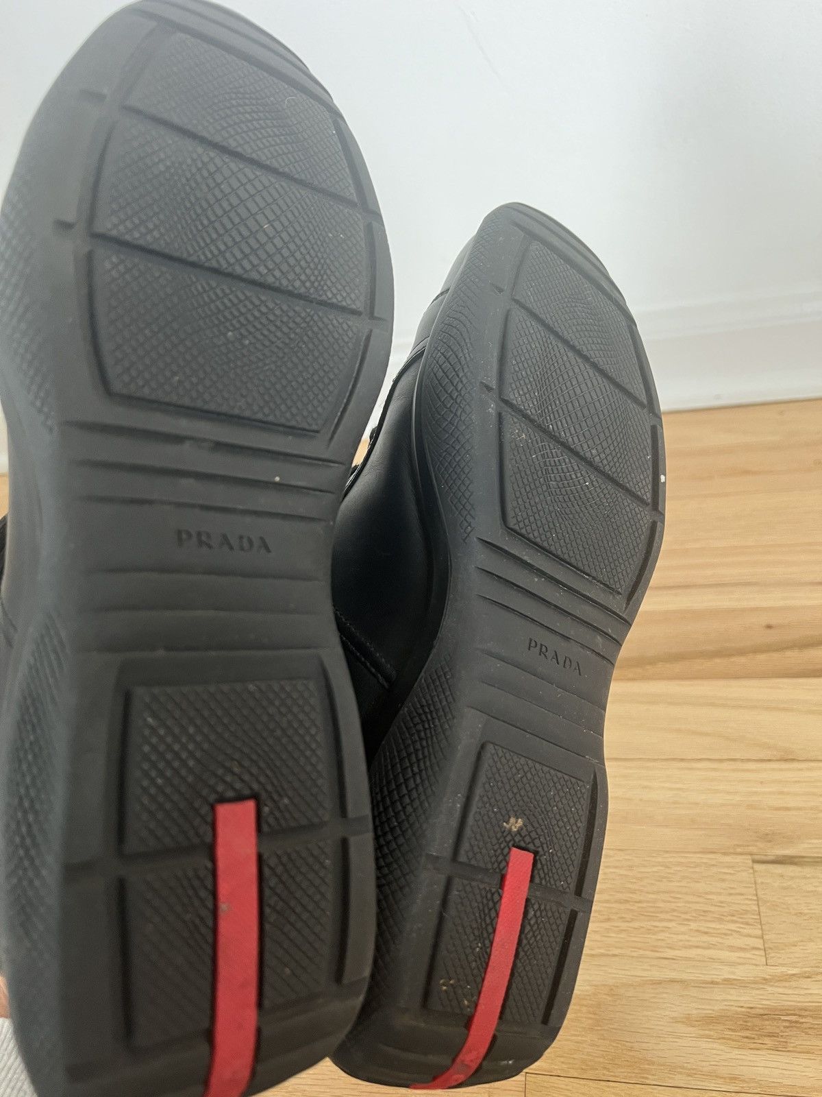 Prada PRADA Leather Americas Cup High-Top Sneaker Boots 4T2789 Size US 9.5 / EU 42-43 - 7 Thumbnail