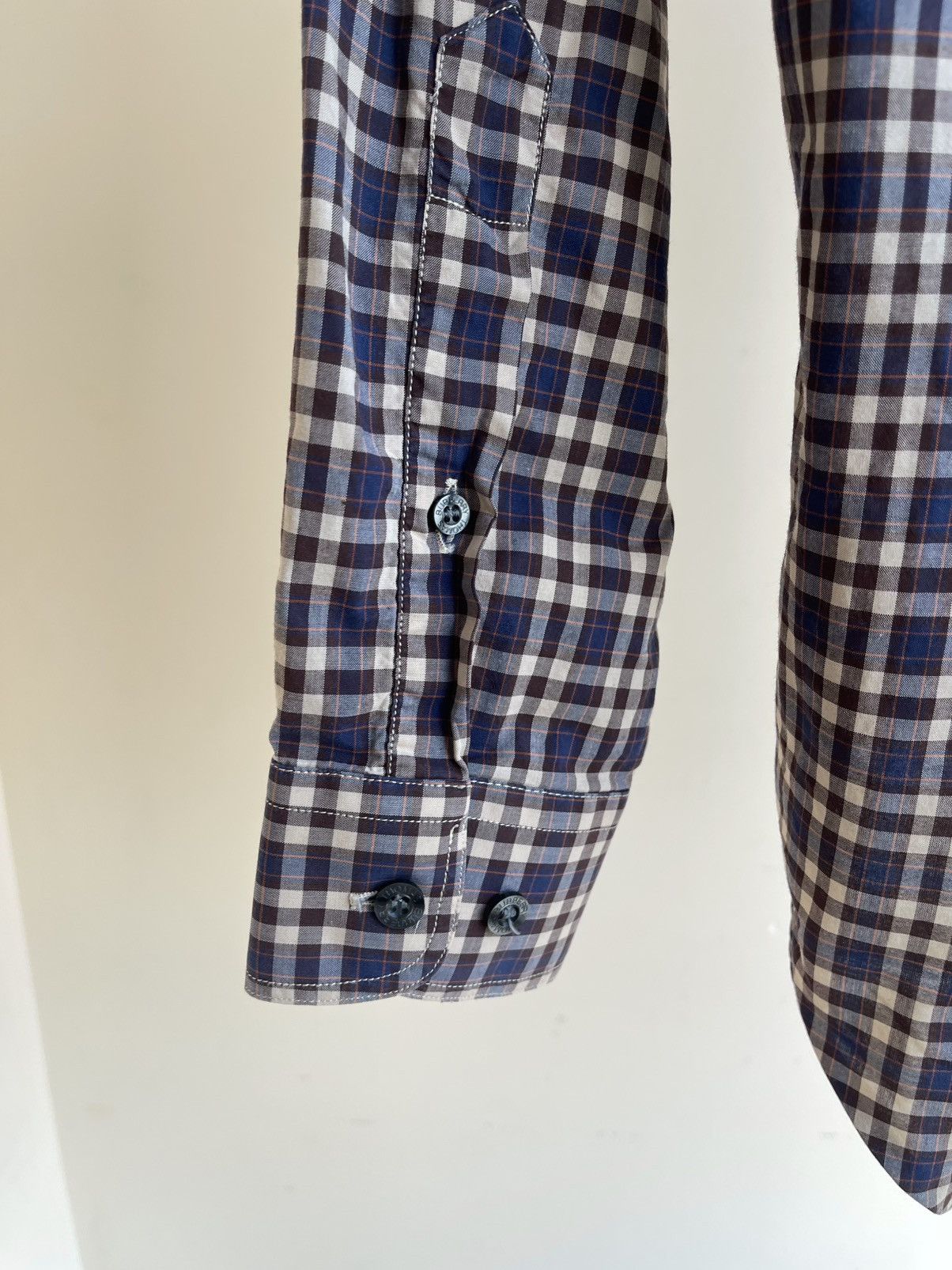 Burberry Thomas Plaid Checked Button Down Long Sleeve Shirt 2000s Size US M / EU 48-50 / 2 - 9 Thumbnail