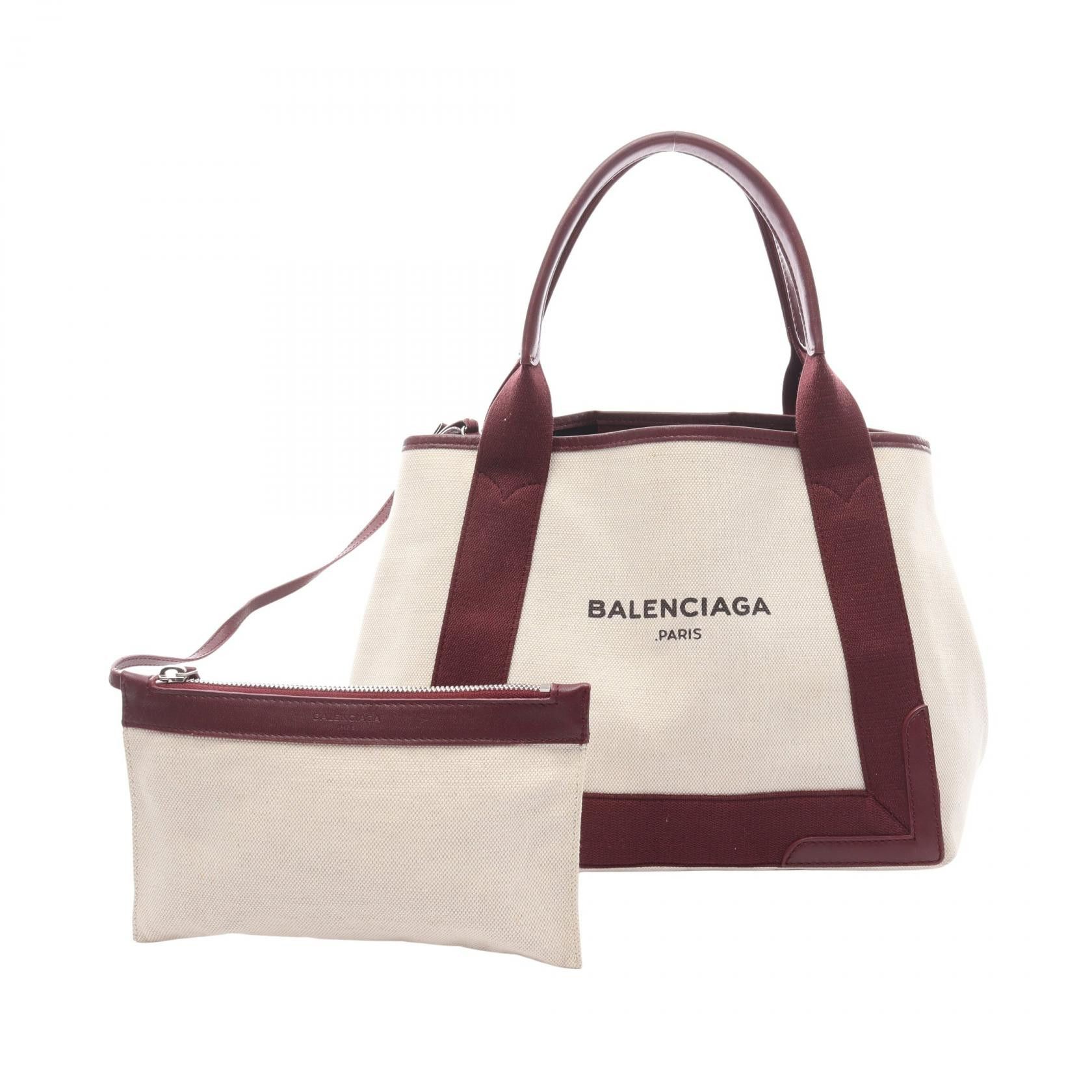 Balenciaga Balenciaga Balenciaga NAVY CABAS S tote bag Leather Tote Bag DUTY FREE for USA Size ONE SIZE - 1 Thumbnail