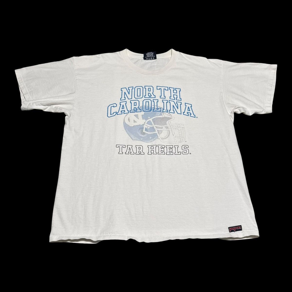 Jansport 90s Jansport North Carolina Tarheels White Shirt Men's XL Size US XL / EU 56 / 4 - 1 Thumbnail
