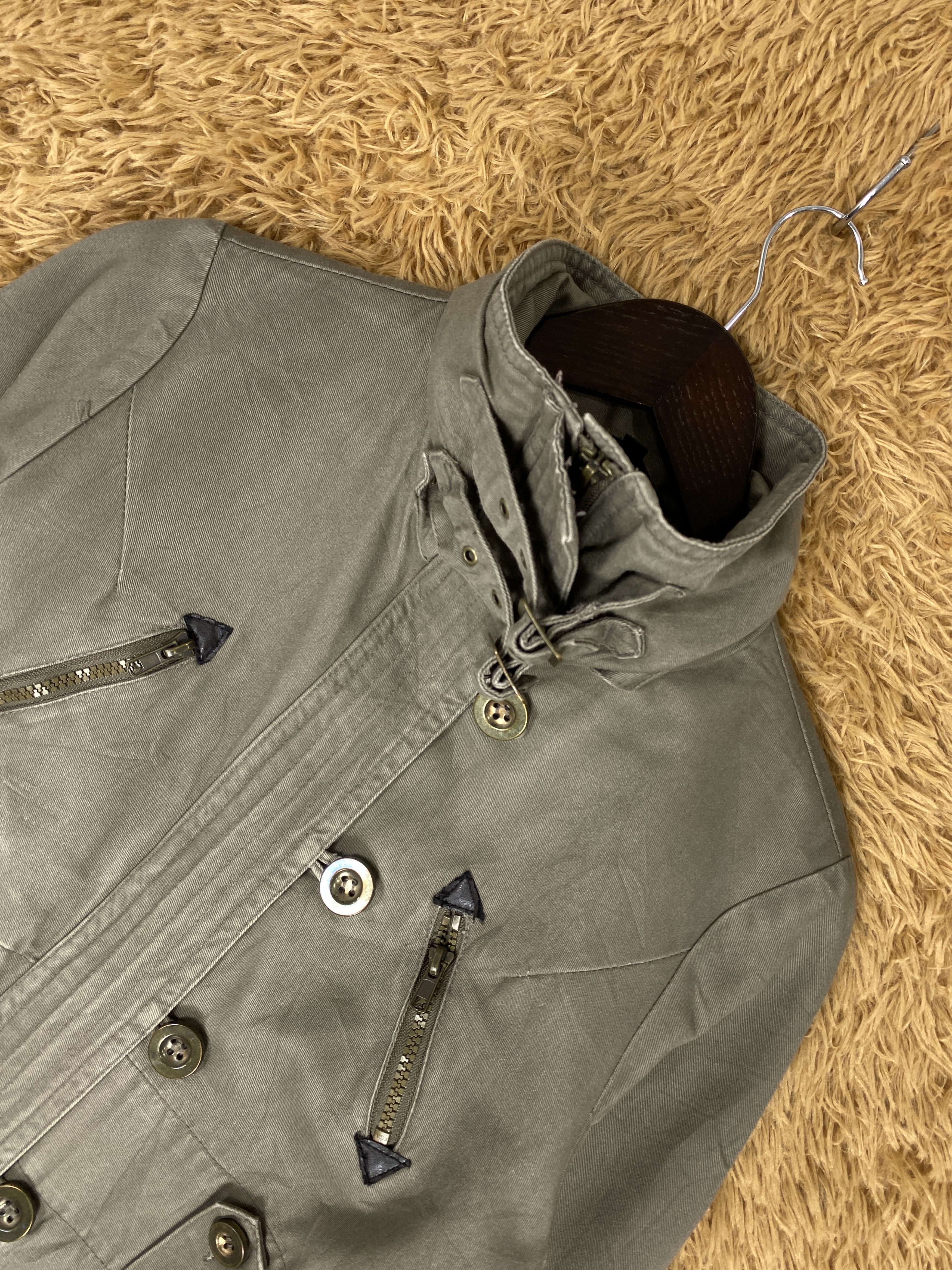 Japanese Brand Vintage Celegossip Quilted Lining Long Jacket J2279 Size US S / EU 44-46 / 1 - 2 Thumbnail