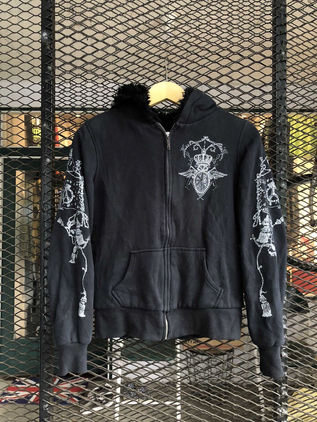 Japanese Brand JAPANESE EGOIST FUR ZIP HOODIE LGBSTYLE Size S / US 4 / IT 40 - 3 Thumbnail