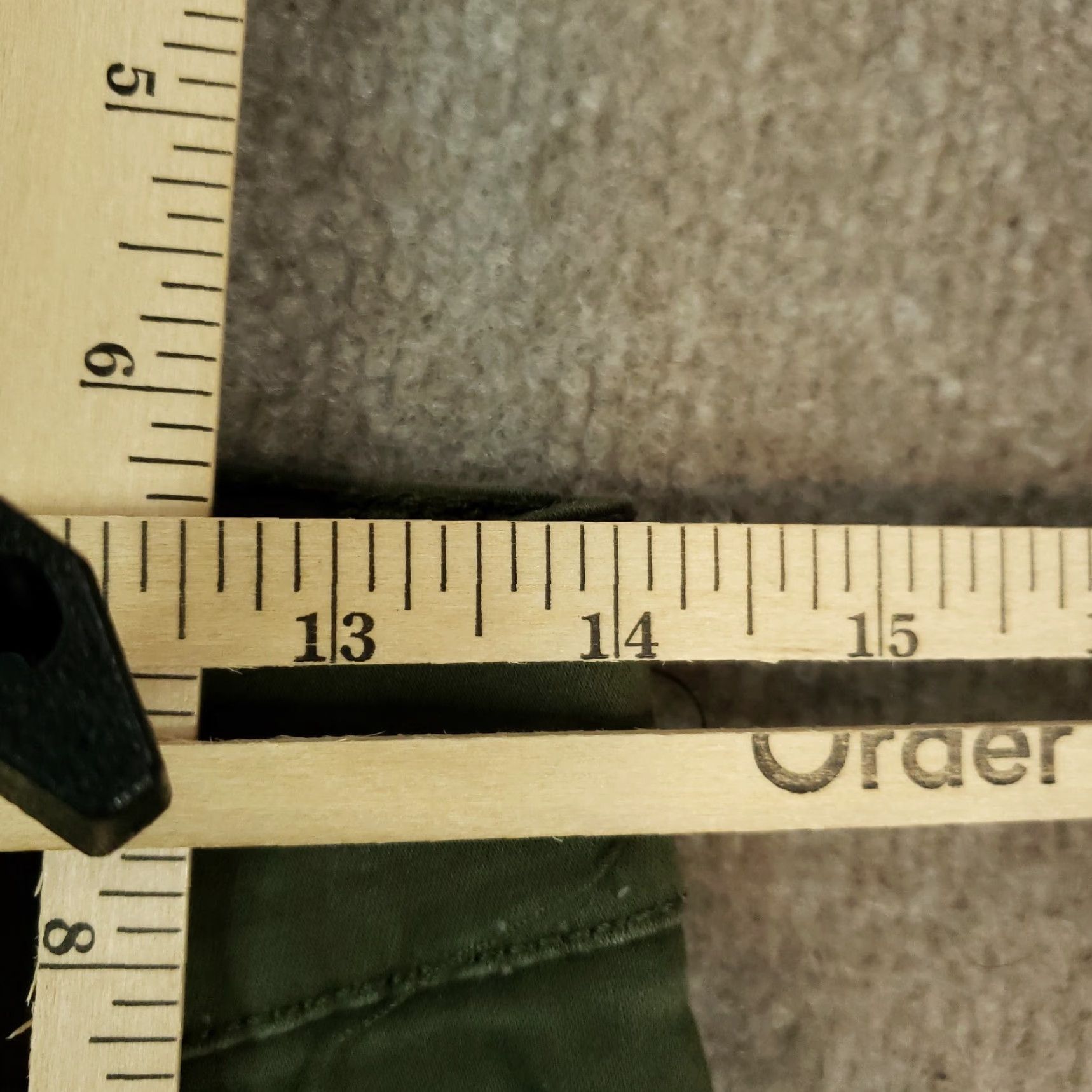 Hudson Hudson Jeans Womens Straight Leg Stretch Size 18 Green Cotton Spandex Mid Rise Slim Fit Size 28" / US 6 / IT 42 - 5 Thumbnail