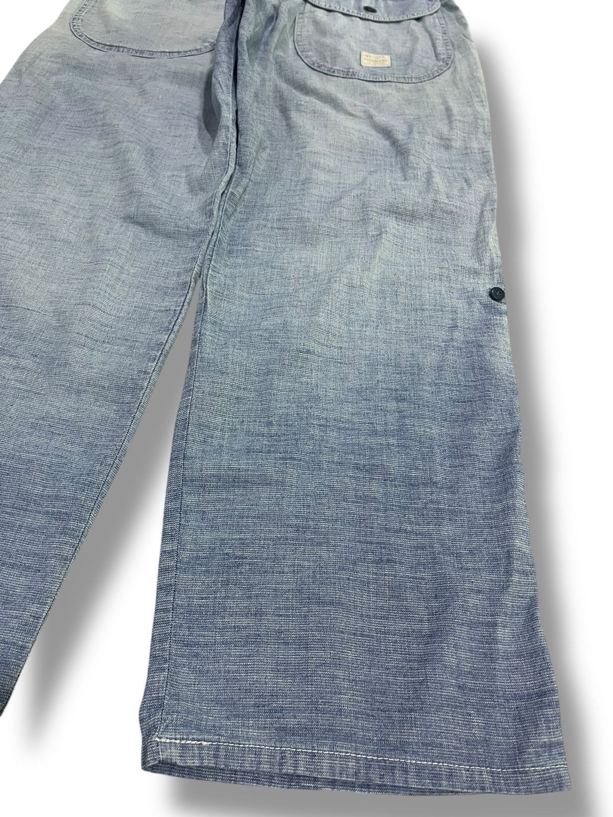 If Six Was Nine × Japanese Brand × Le Grande Bleu (L.G.B.) JAPANESE BRAND KISSMARK WASHED BLUE PANT Size US 32 / EU 48 - 11 Thumbnail