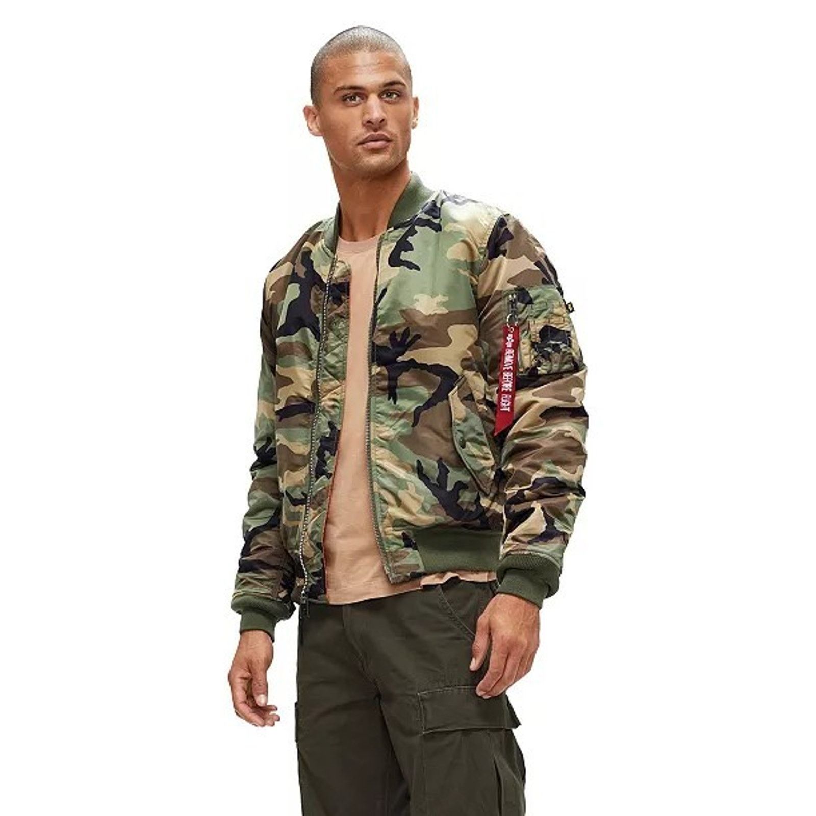 Alpha Industries Alpha Industries MA-1 Flyers Flight Bomber Slim-Fit Jacket Size US L / EU 52-54 / 3 - 1 Thumbnail